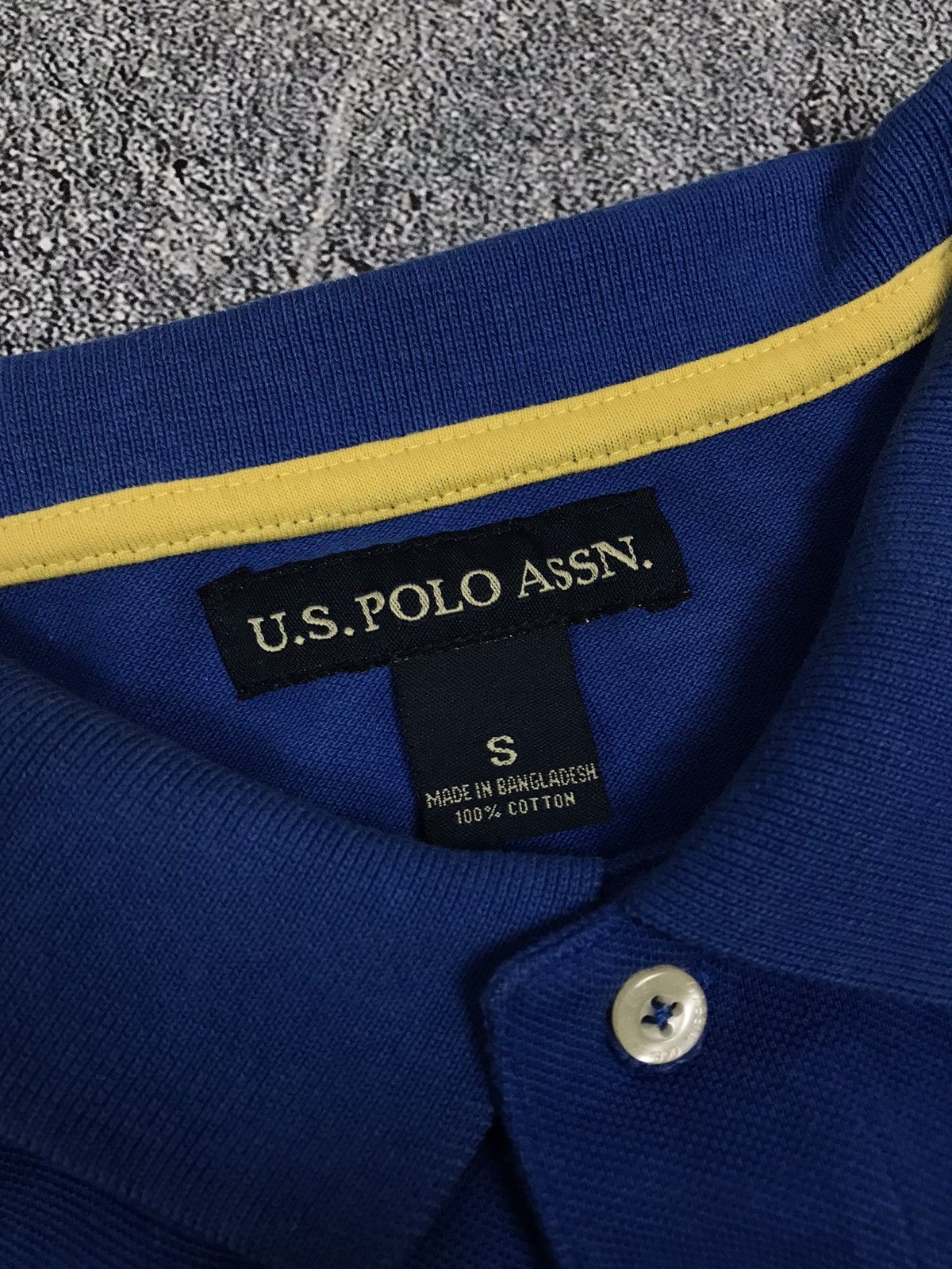 U.S. Polo Assn. USPA Embroidered Logo Blue Cotton Polo,Lux,Poloshirt Size US S / EU 44-46 / 1 - 7 Thumbnail