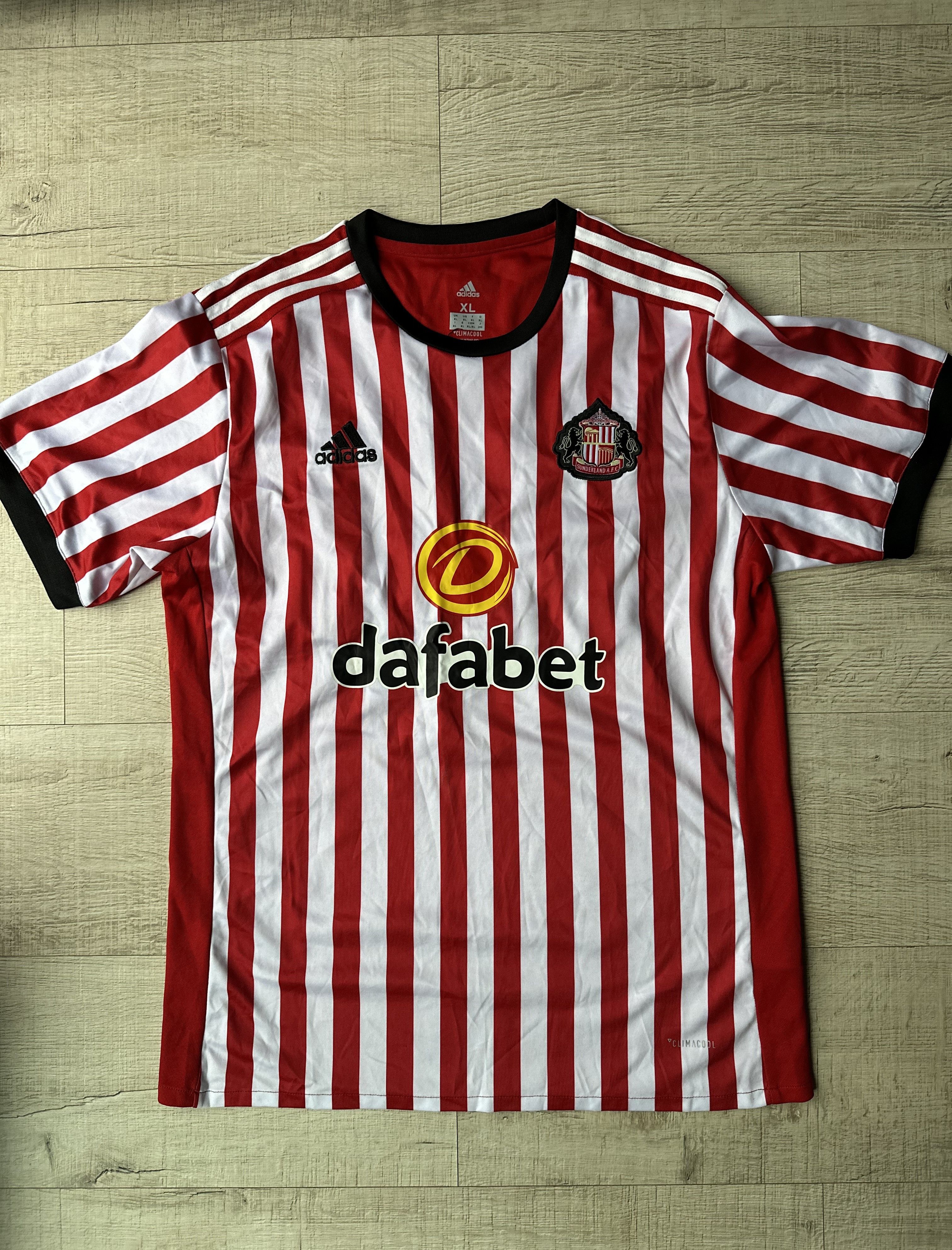 Adidas Sunderland Home Shirt 17/18 Adidas XL #50 DK EFL Badge Size US XL / EU 56 / 4 - 1 Thumbnail