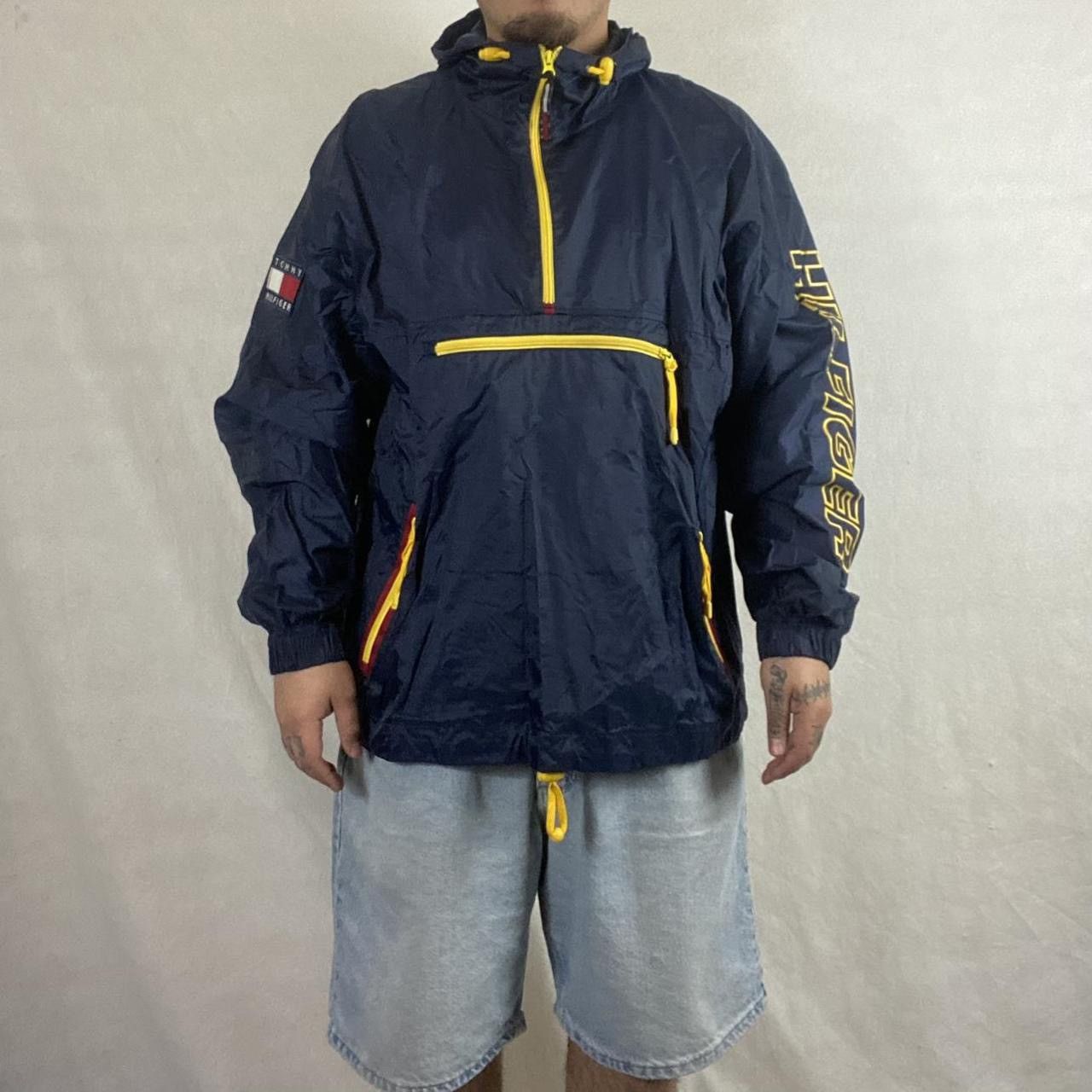 Tommy Hilfiger Rain Coat Men’s L Hoodie Long Sleeve Pullover