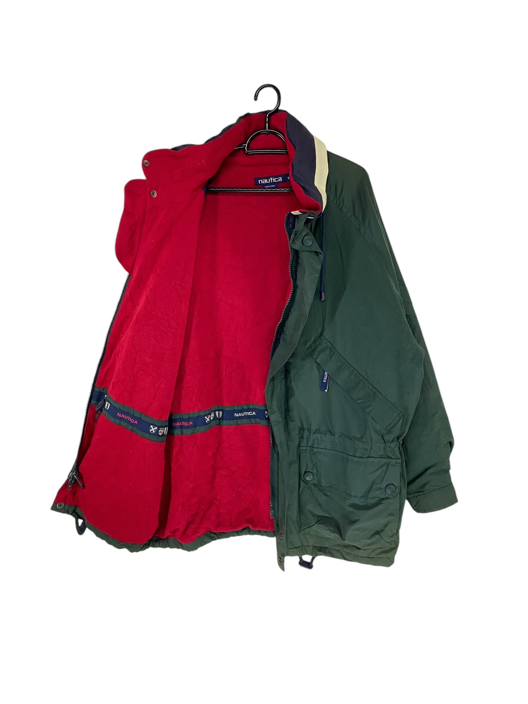 Nautica Vintage 90s Nautica fleece lined field jacket Size US L / EU 52-54 / 3 - 3 Thumbnail