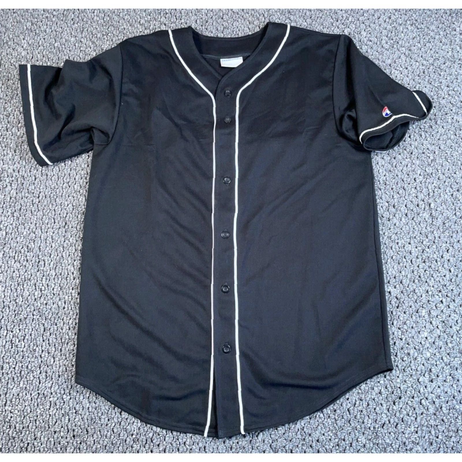 Etro Retro Embroidered Jalapeno Baseball Jersey Adult XL Black White Size US XL / EU 56 / 4 - 2 Thumbnail