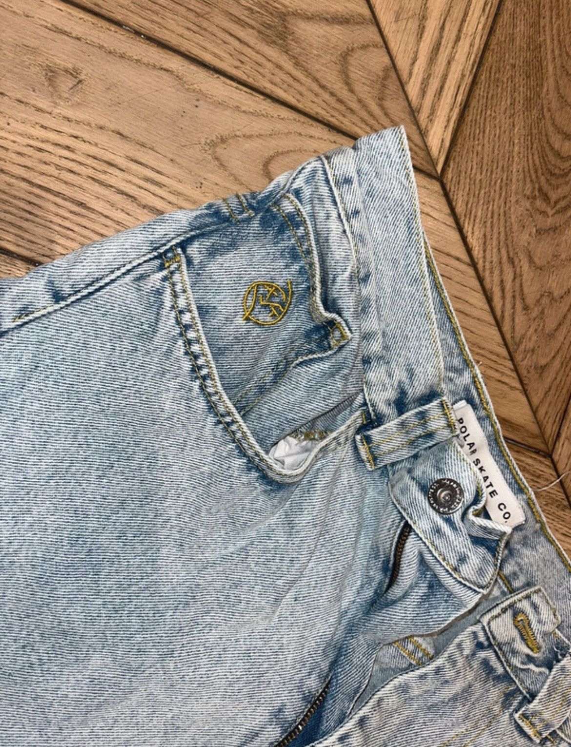 Polar Skate Co. Polar BigBoy Jeans Light Blue Size US 36 / EU 52 - 2 Thumbnail