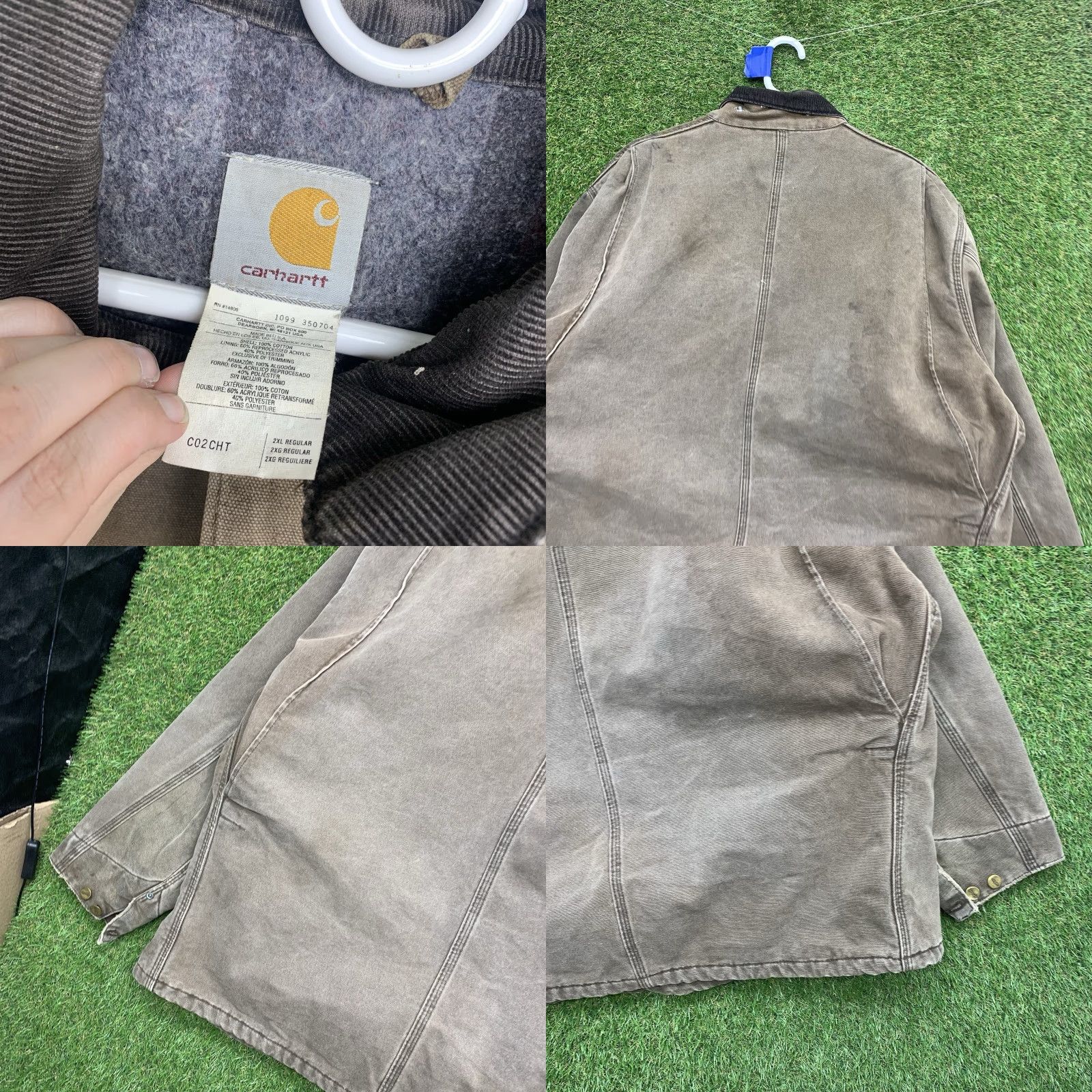 Carhartt VINTAGE Carhartt Barn Jacket Mens 2XL C02 CHT Blanket Lined Coat USA UNION MADE Jacket Size US XXL / EU 58 / 5 - 9 Thumbnail