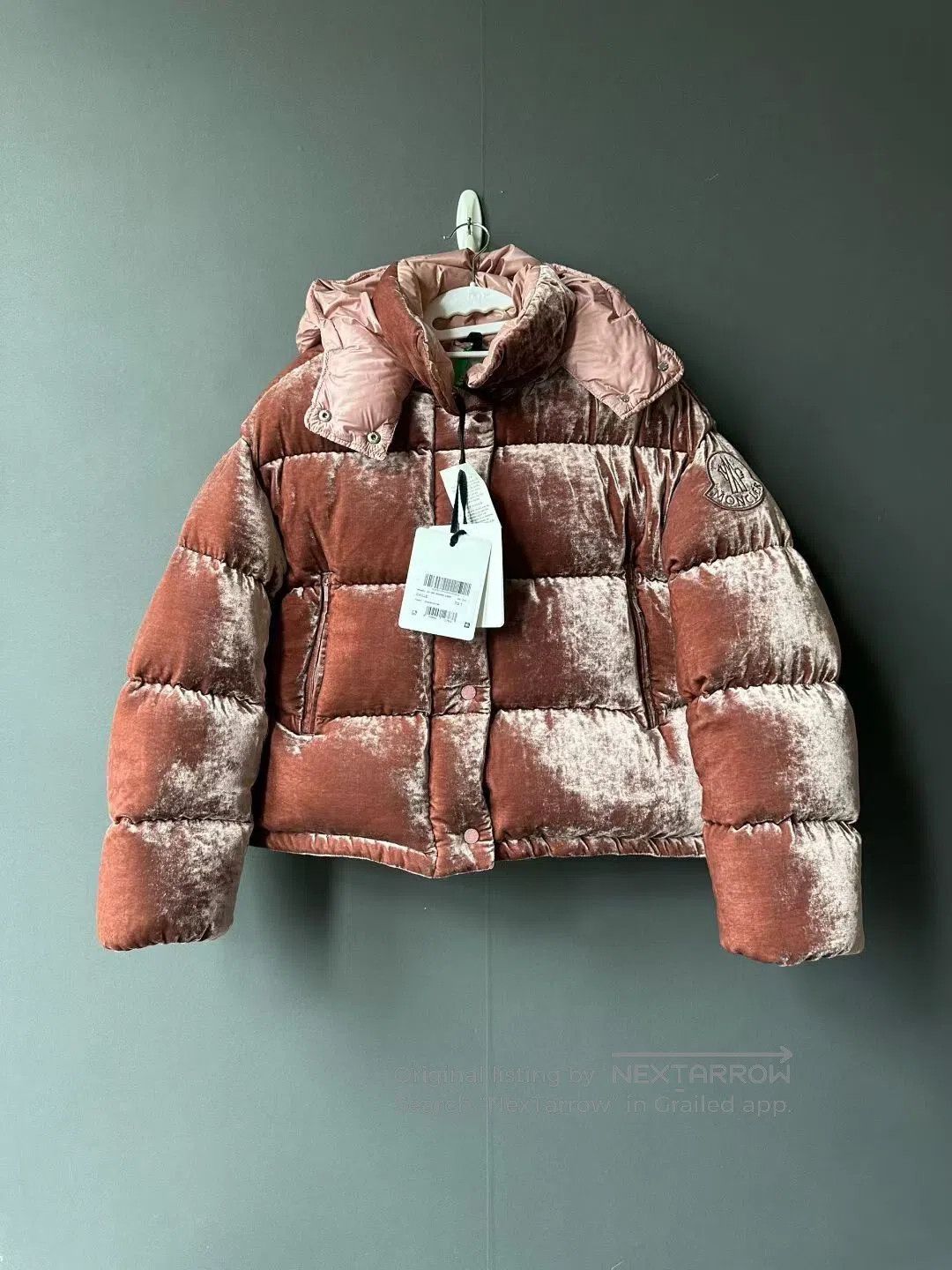 Moncler Moncler Velvet Down Jacket| Size US S / EU 44-46 / 1 - 1 Thumbnail