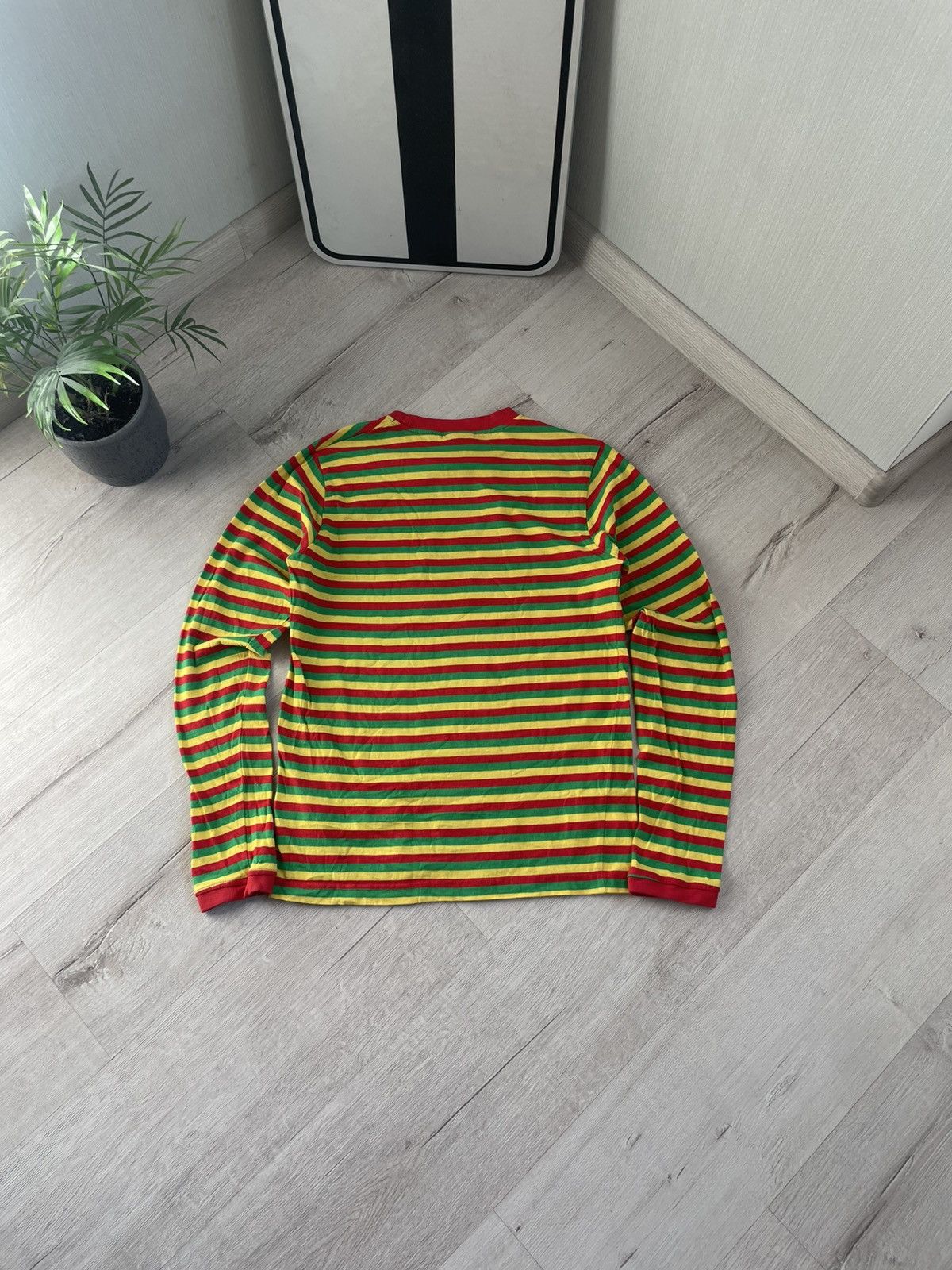 Hysteric Glamour × If Six Was Nine × Le Grande Bleu (L.G.B.) Crazy Y2k Stripped Longsleeve Jamaica Apollo Tee Size S / US 4 / IT 40 - 2 Thumbnail