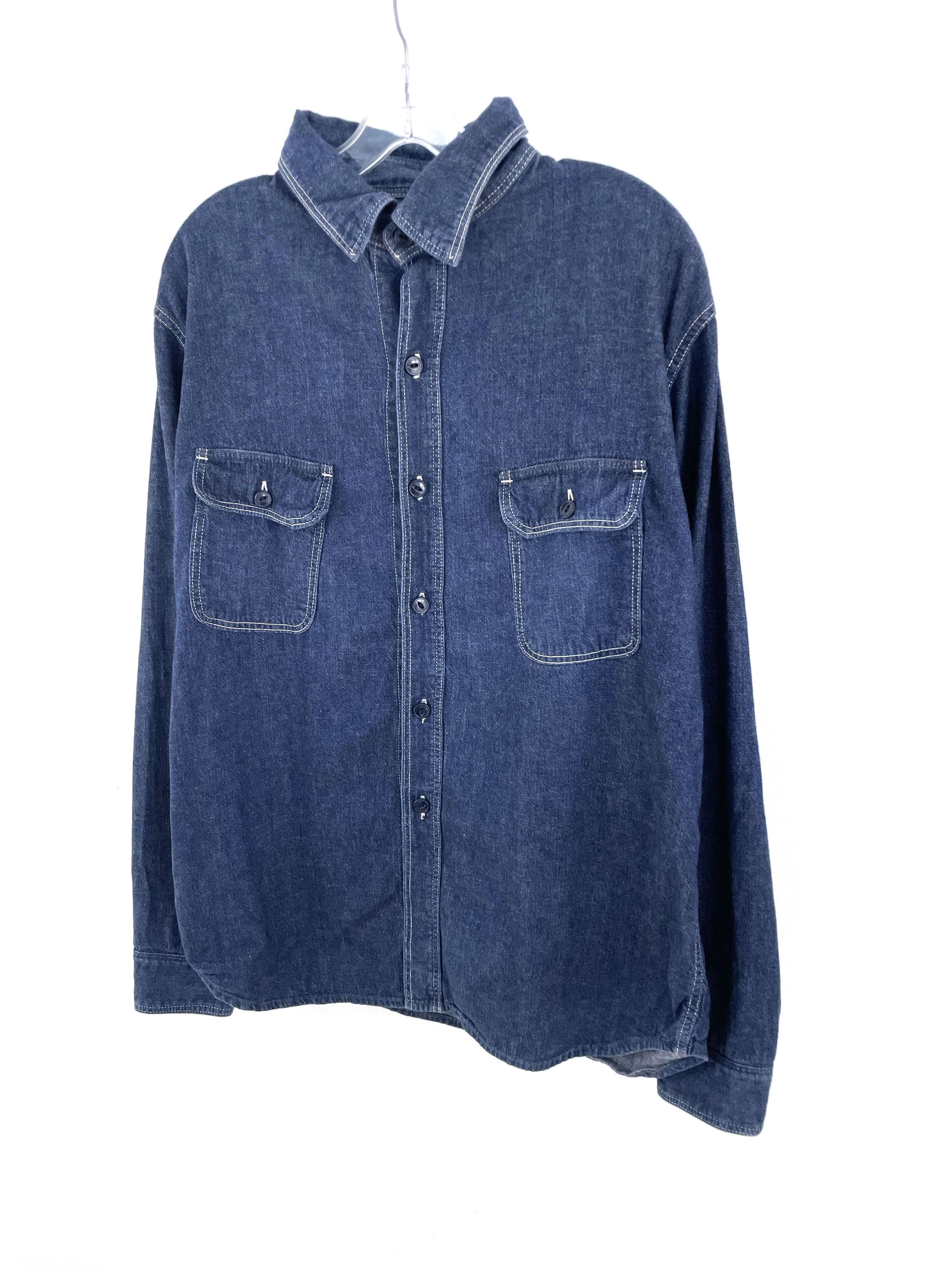 Kapital Cargo Denim Shirt Size US XL / EU 56 / 4 - 2 Thumbnail