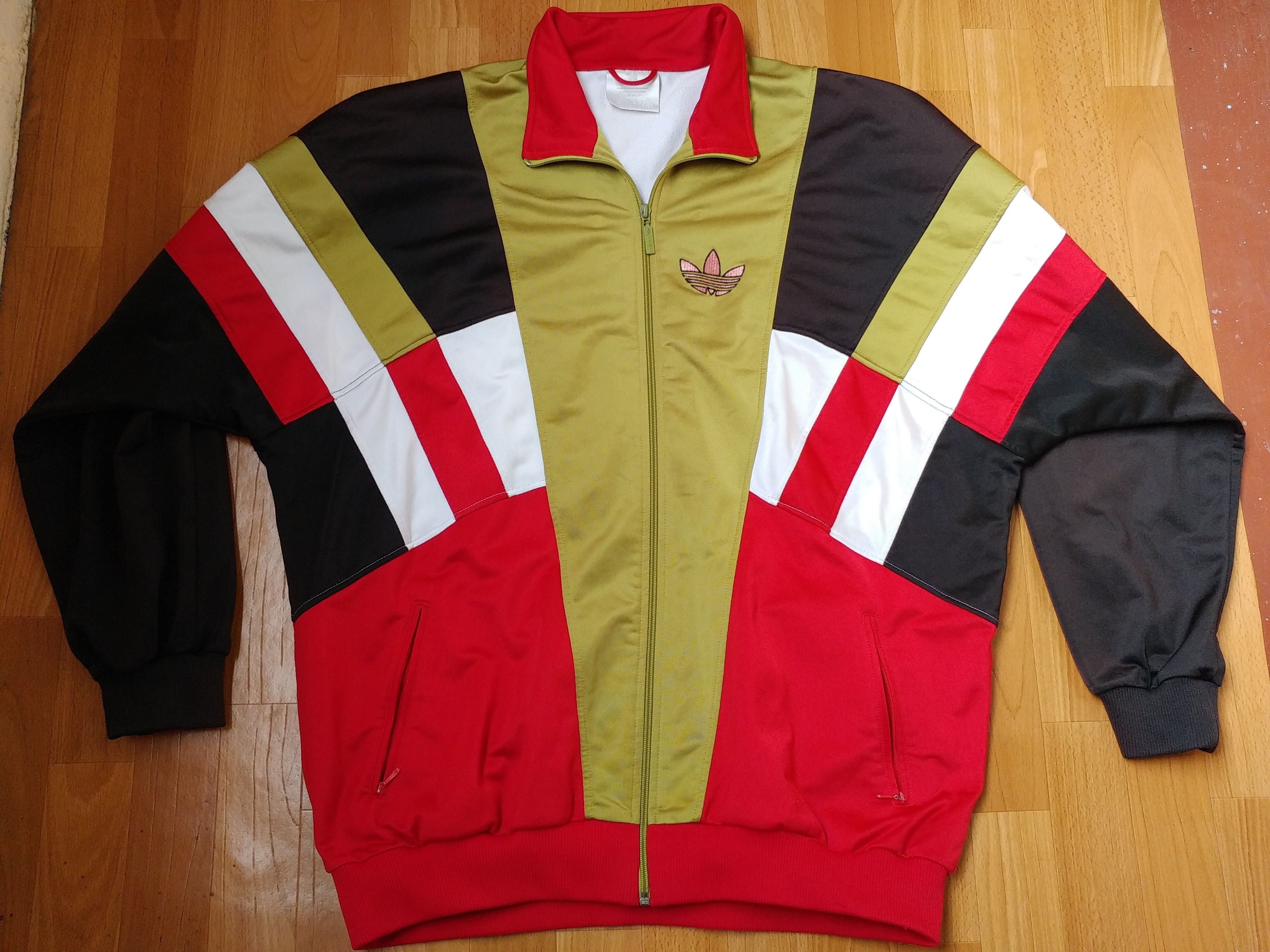 Adidas × Vintage ADIDAS jacket, vintage Adidas Team 90s hip hop 1990s size L Size US L / EU 52-54 / 3 - 2 Thumbnail
