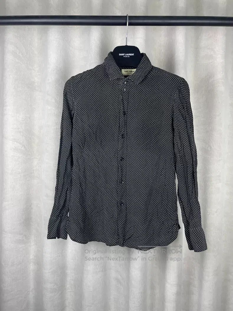Saint Laurent Paris Saint Laurent Paris Employee Small Polka Dot Uniform Shirt Size XS / US 0-2 / IT 36-38 - 1 Thumbnail
