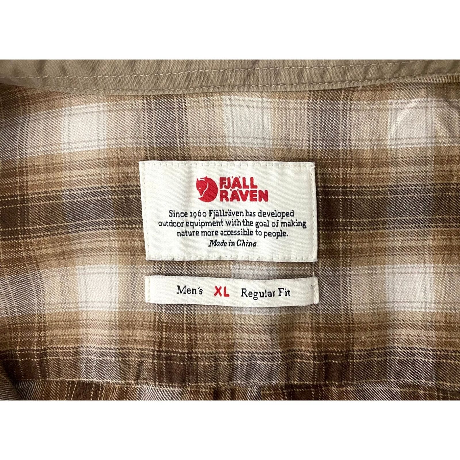 Vintage Fjallraven Sarek Mens Brown Plaid Outdoor Hiking Shirt XL Regular Fit Shirt Mens XL Brown Plaid Outdoor Hiking Shirt Size US XL / EU 56 / 4 - 6 Thumbnail