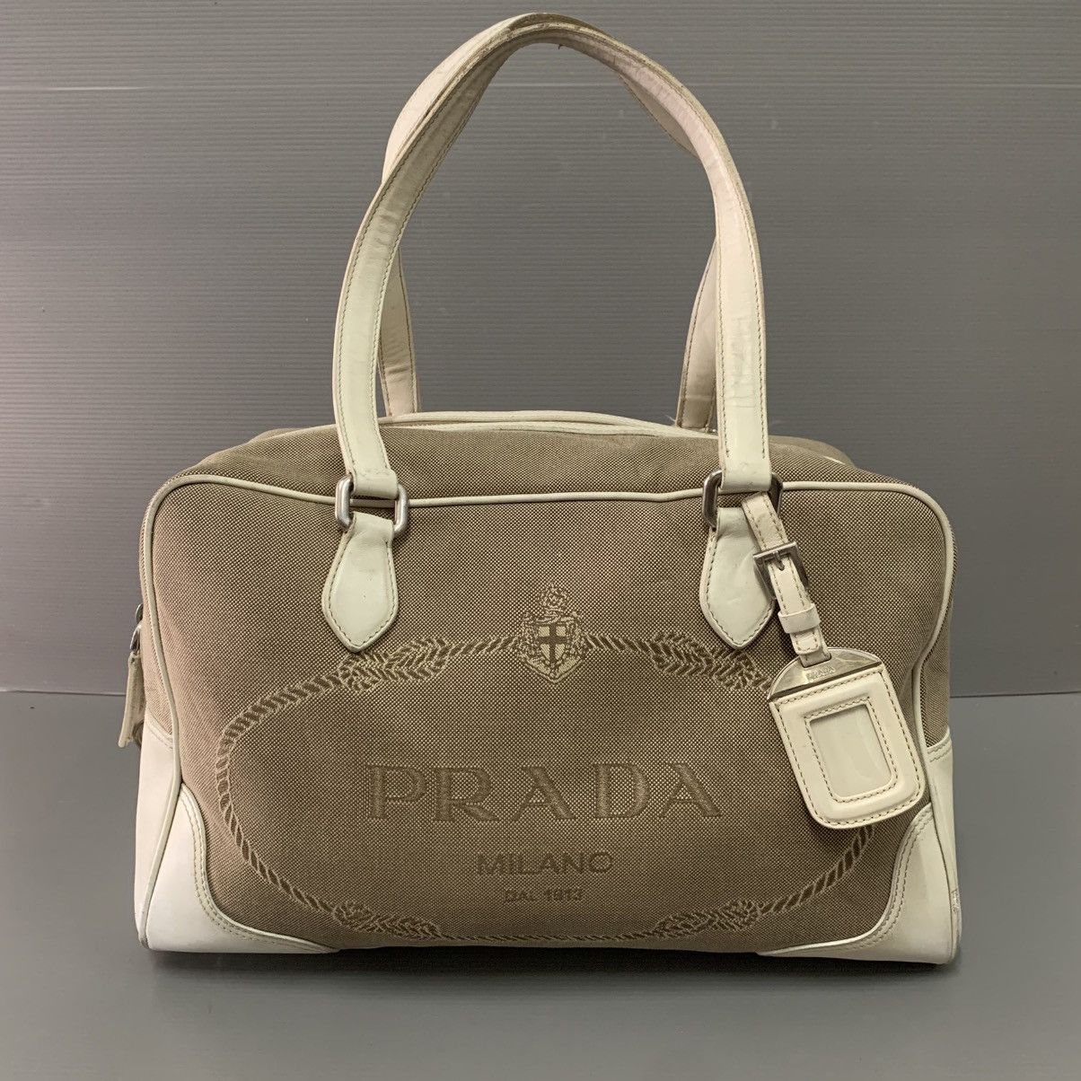 Prada Prada Canvas Shoulder Bag Size ONE SIZE - 1 Thumbnail