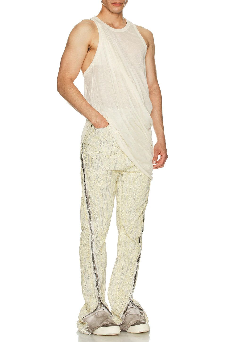 Rick Owens o1mle0226 Bolan Banana Pants in Neutrals Size US 38 / EU 54 - 6 Thumbnail
