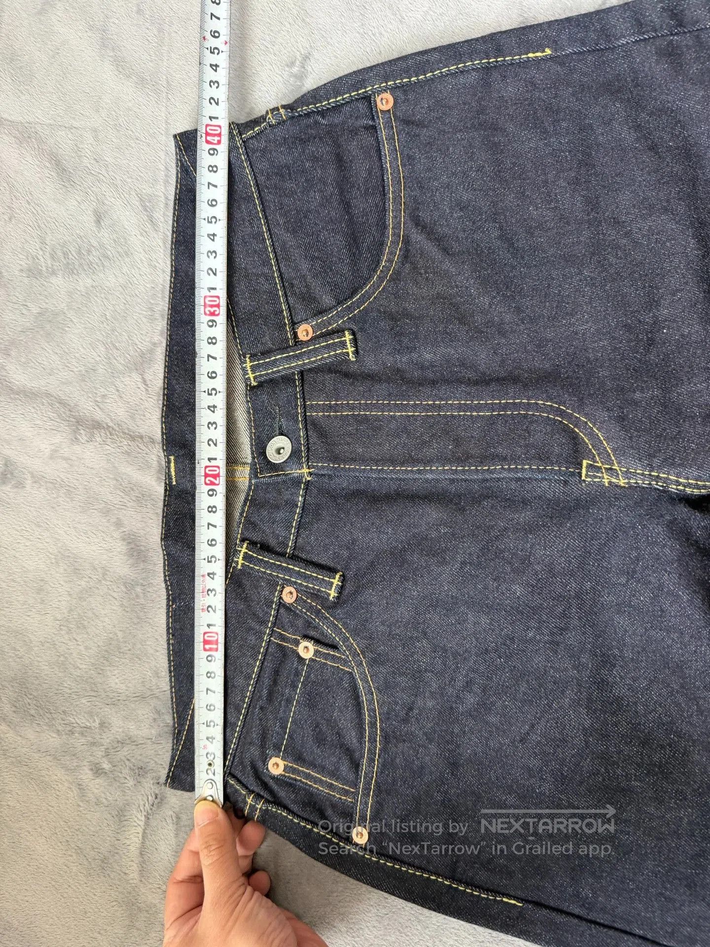 Iron Heart IRON HEART 666S Raw Denim Jeans. Size US 33 - 5 Thumbnail