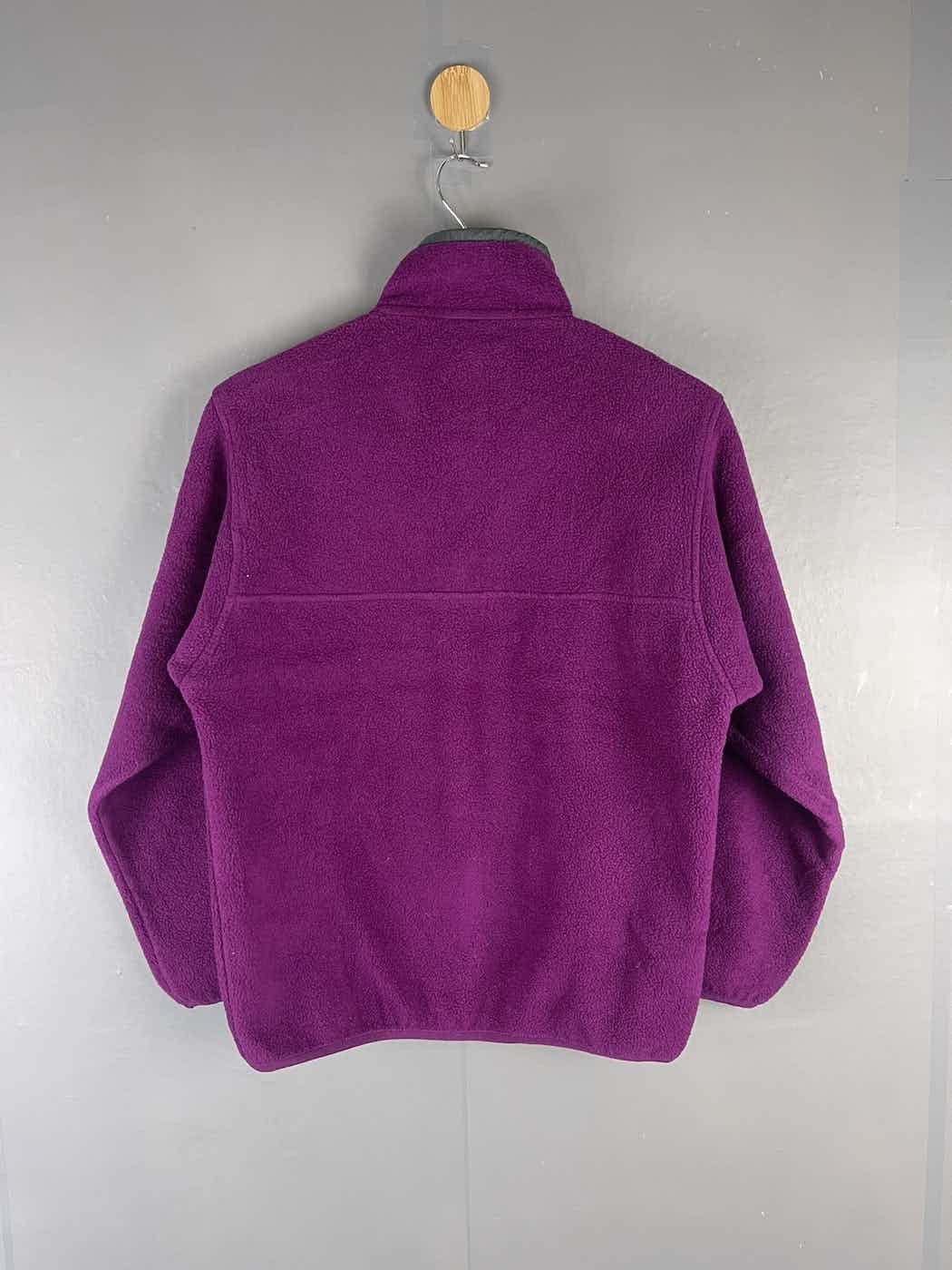 Patagonia × Vintage Vtg PATAGONIA Snap Button Anorak Single Pocket Fleece Jacket Size US S / EU 44-46 / 1 - 6 Thumbnail