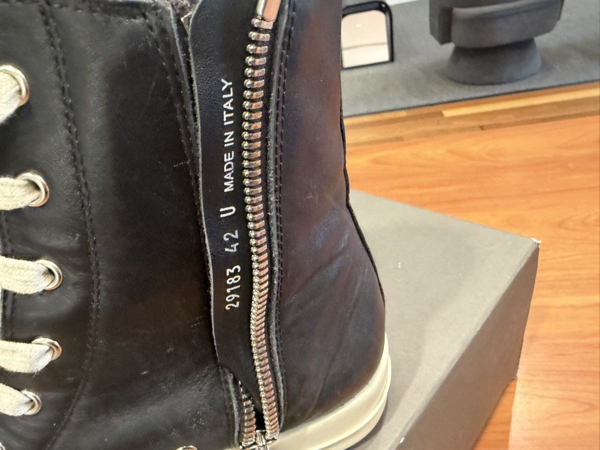 Rick Owens Rick Owens High "Black Milk" Size US 9 / EU 42 - 8 Thumbnail