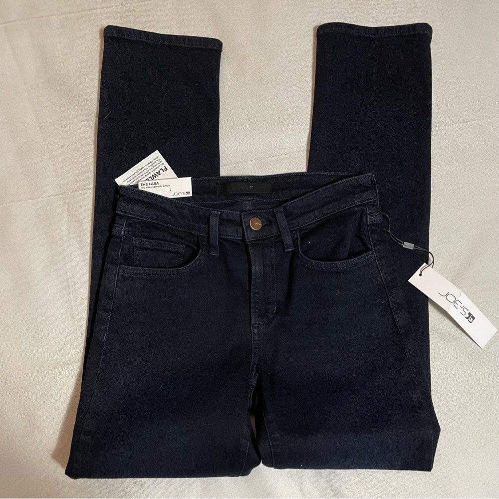 Joe's NWT New $188 Joe's The Lara Mid-Rise Cigarette Ankle Delos Size 23" - 3 Thumbnail