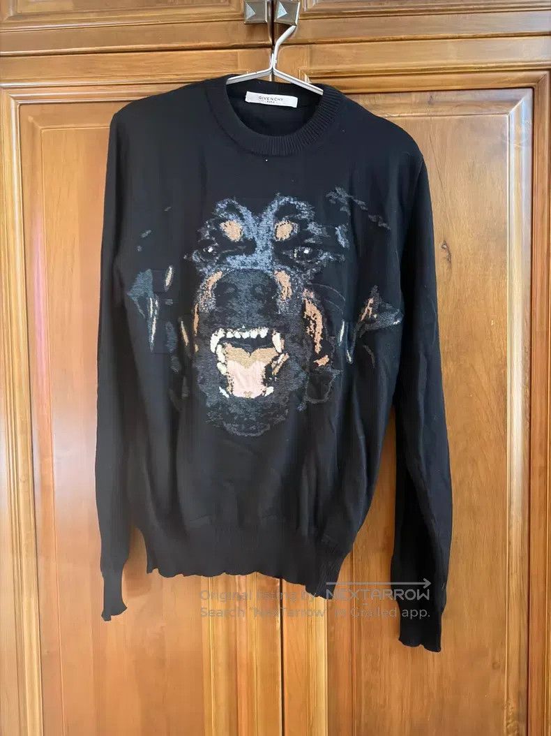 Givenchy Givenchy Wool Long Sleeve T-Shirt Size US L / EU 52-54 / 3 - 1 Thumbnail