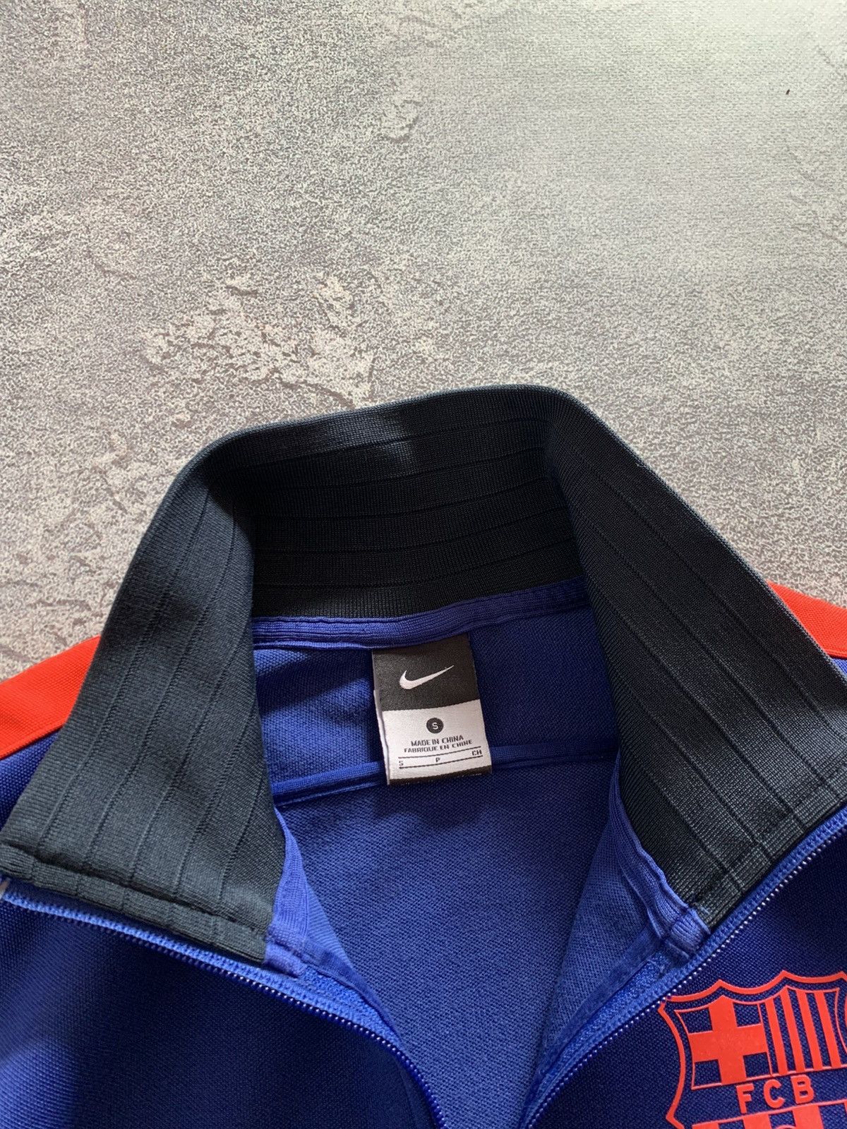 Nike VTG Nike FC Barcelona 2012/13 Soccer Track Jacket Mens Size US S / EU 44-46 / 1 - 8 Thumbnail