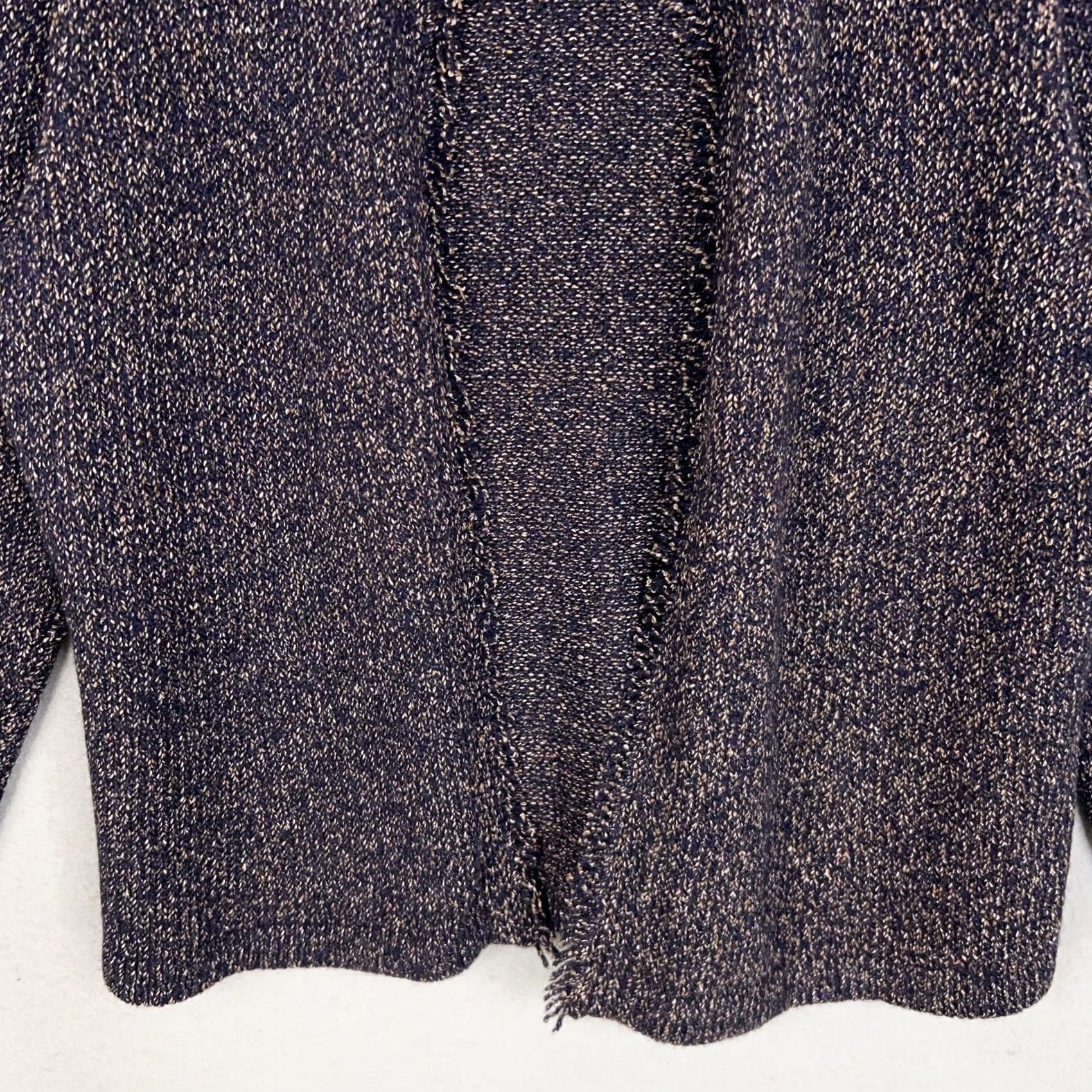Eileen Fisher Eileen Fisher Sweater Womens Petite Small Open Cardigan Wool Marled Quiet Luxury Size S / US 4 / IT 40 - 3 Thumbnail
