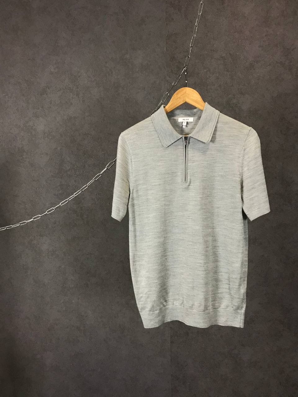Reiss Reiss wool polo tee Size US S / EU 44-46 / 1 - 1 Thumbnail