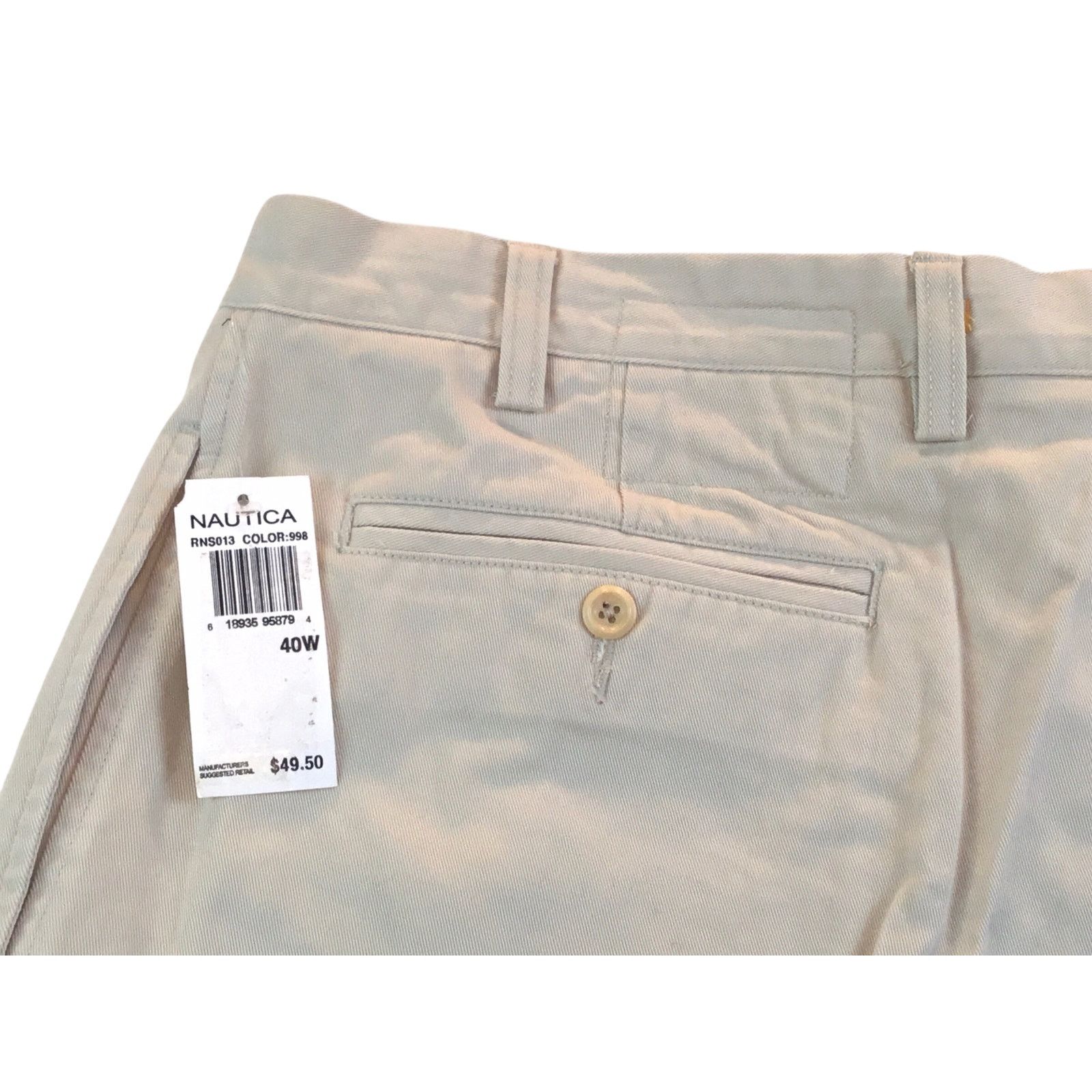 Nautica Nautica Men's Twill Classic Bermudas Rigger 40W NWT $49.50 Size US 40 / EU 56 - 3 Thumbnail