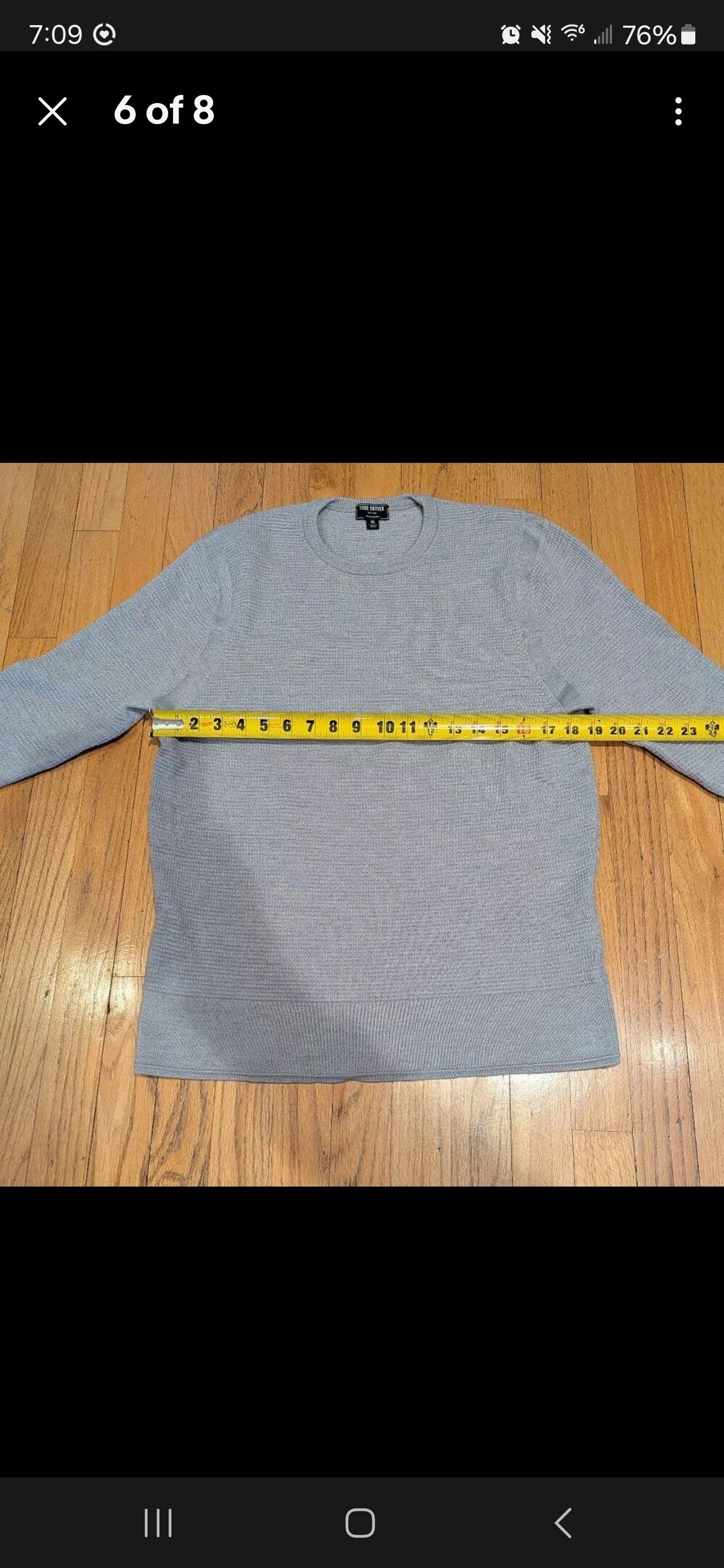 Todd Snyder Todd Snyder Waffle Merino Crew Long Sleeve Thermal Shirt Size US XL / EU 56 / 4 - 6 Thumbnail