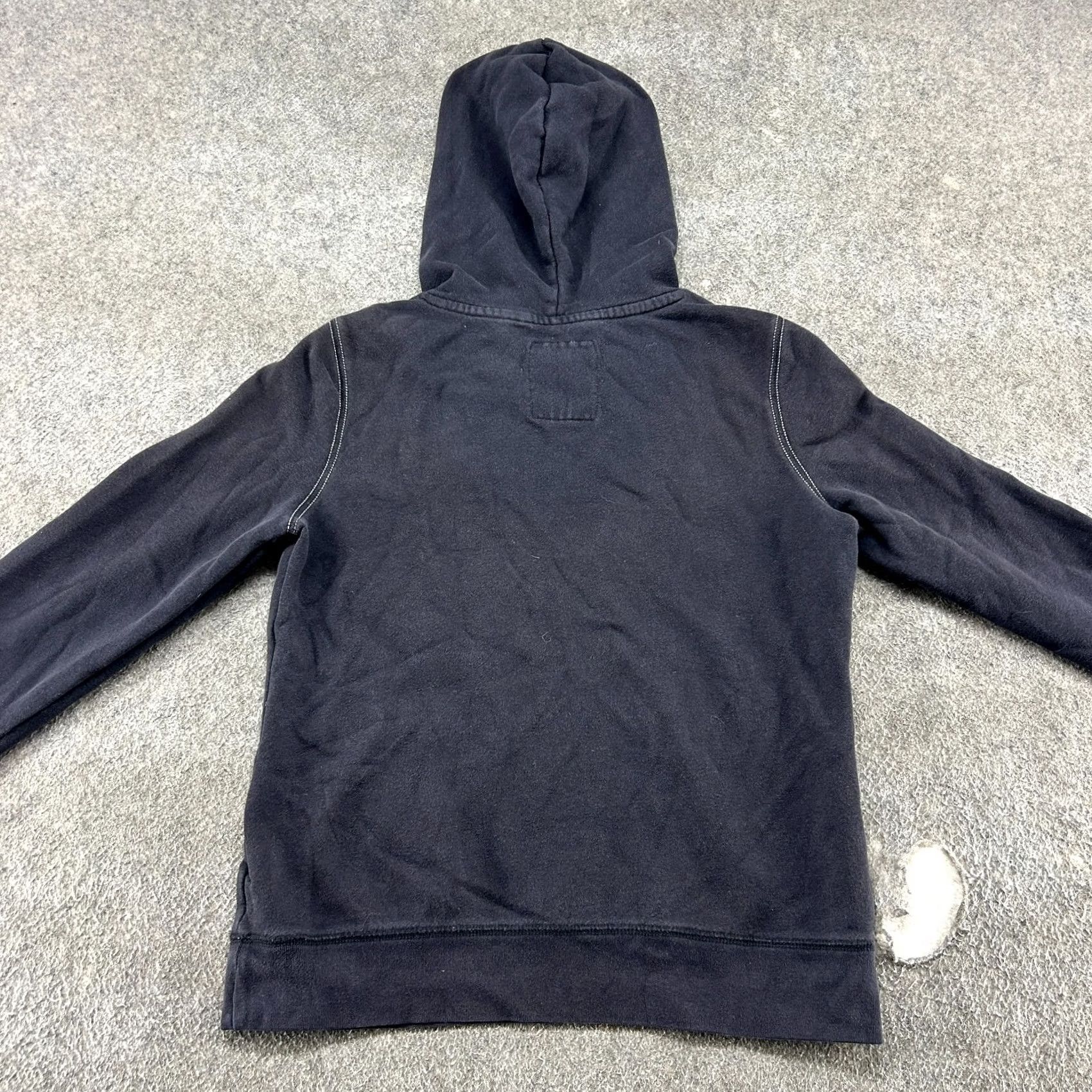 Vintage VINTAGE Aeropostale Hoodie Juniors L Black Pullover Drawstring New York Y2K 80s 90s Hooded Womens Size L / US 10 / IT 46 - 6 Thumbnail