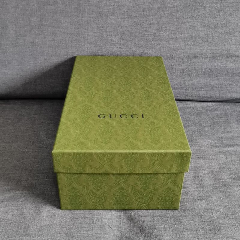 Gucci Gucci Ace Low-Top Sneakers in White and Gray - Size US 10.5 / EU 43-44 - 2 Thumbnail
