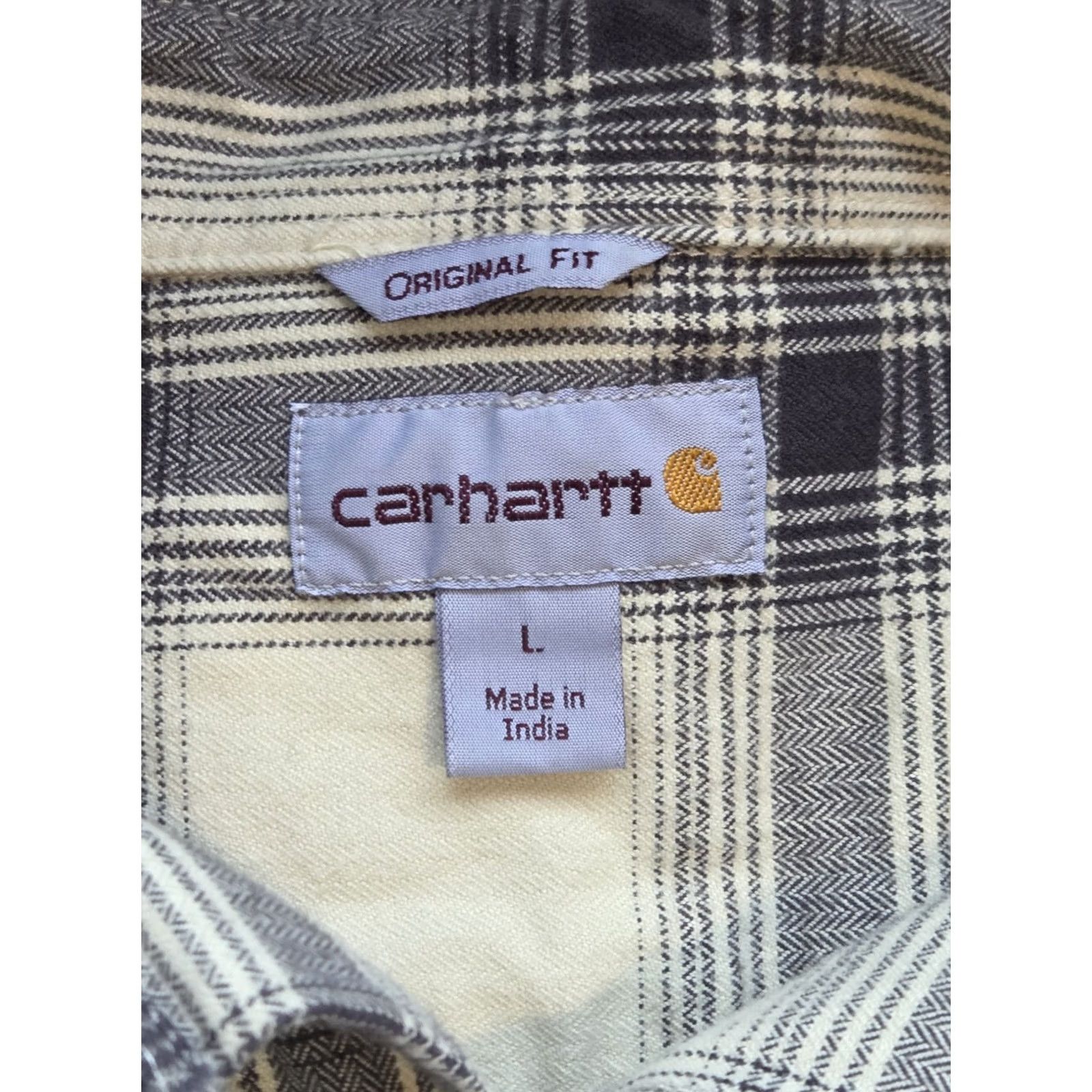 Carhartt Carhartt Button-Up Shirt Plaid Flannel Multicolor Heavyweight L Regular Men’s Long Sleeve Size US L / EU 52-54 / 3 - 4 Thumbnail
