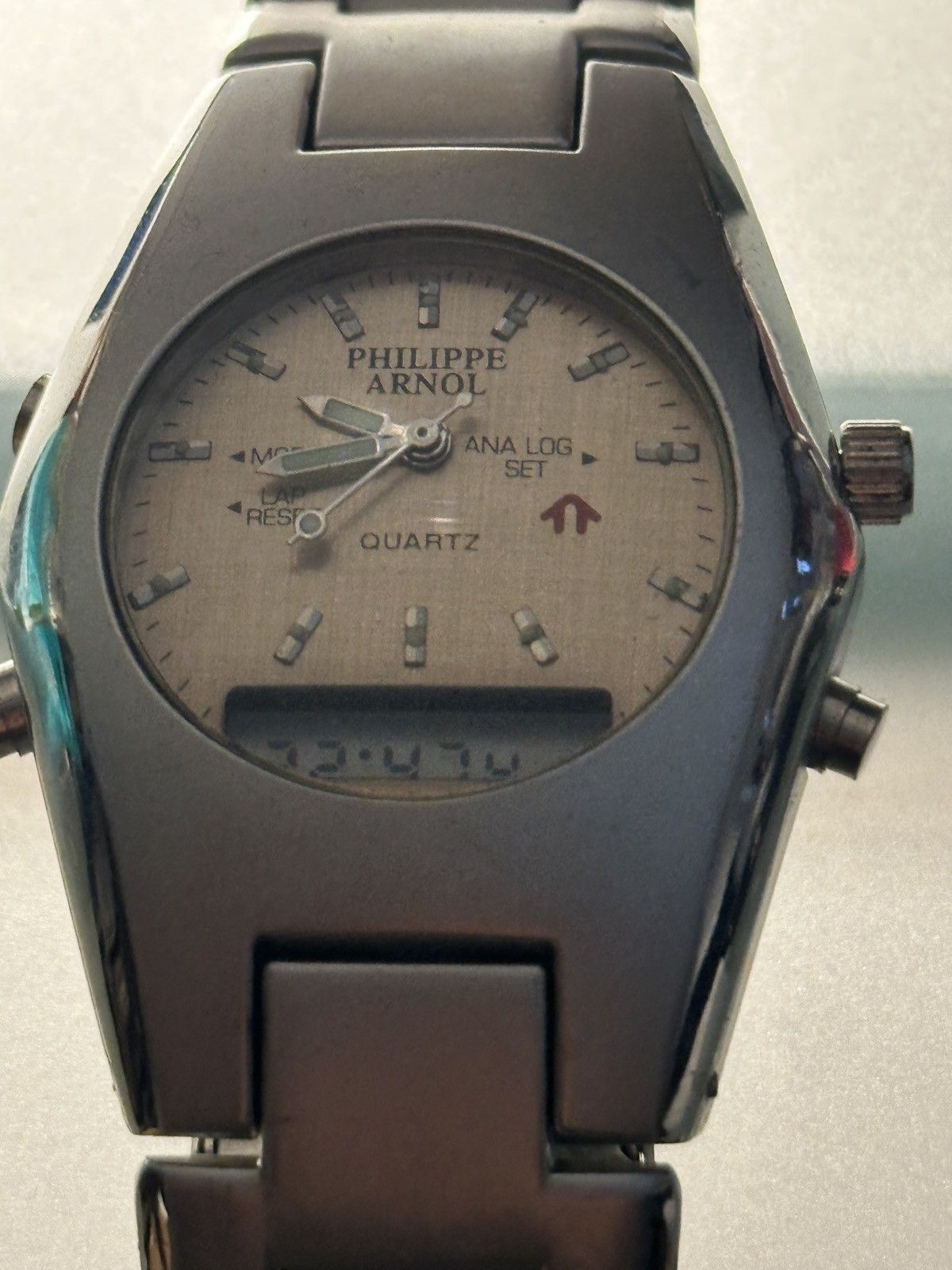 Vintage Vintage Philippe Arnol Ana-Digital Quartz Watch Size ONE SIZE - 4 Thumbnail