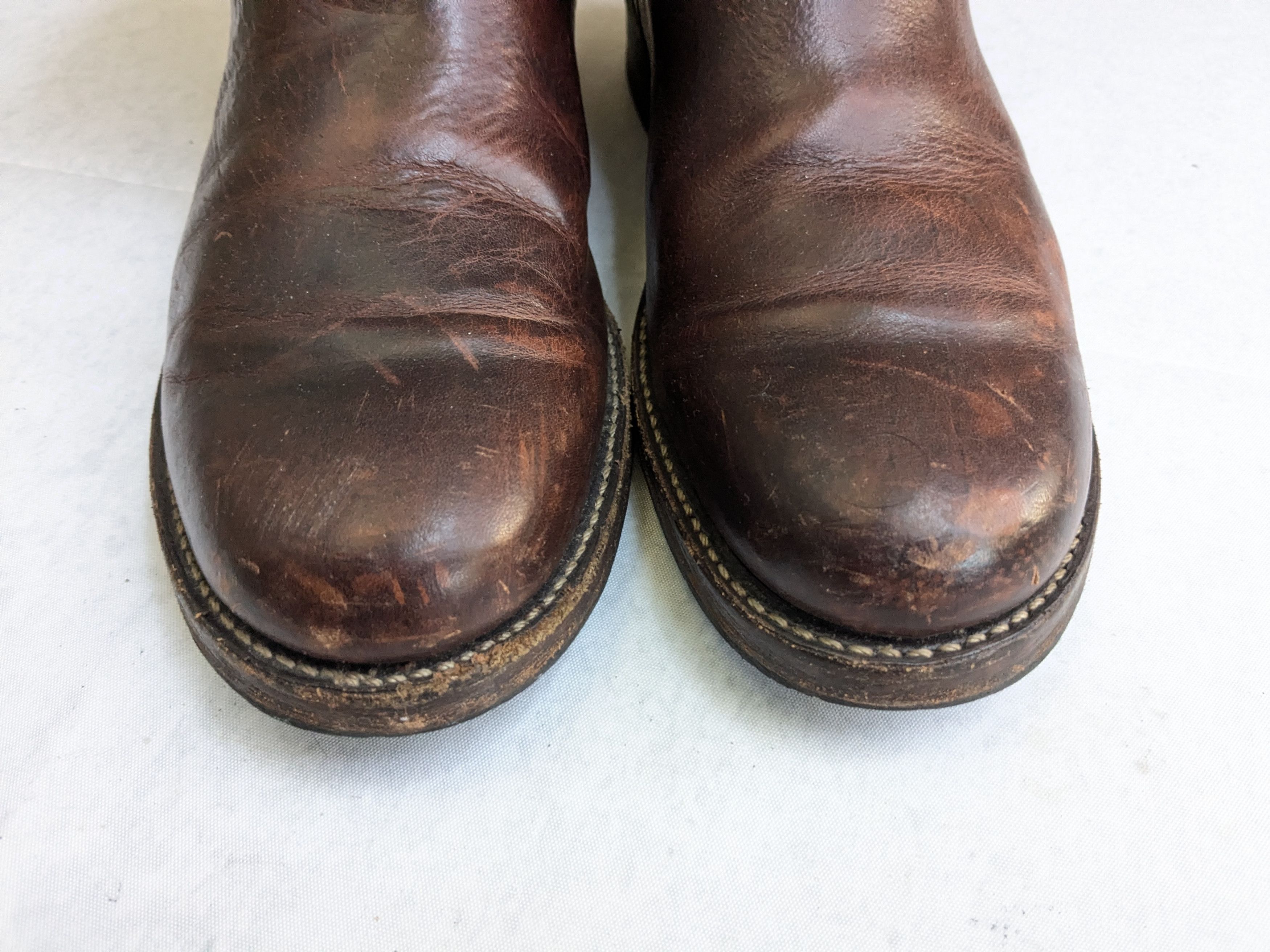 Frye Frye Engineer Boots Brown Leather 9 M Buckle Size US 9 / EU 42 - 4 Thumbnail