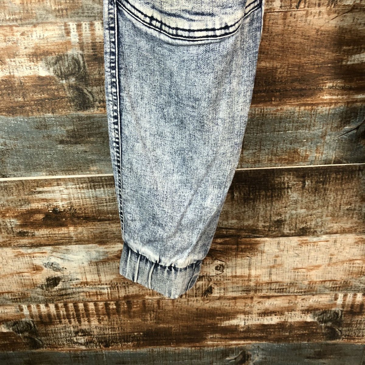 Japanese Brand Field Core Blue Denim utility tactical jogger Pants #A2173 Size US 32 / EU 48 - 13 Thumbnail