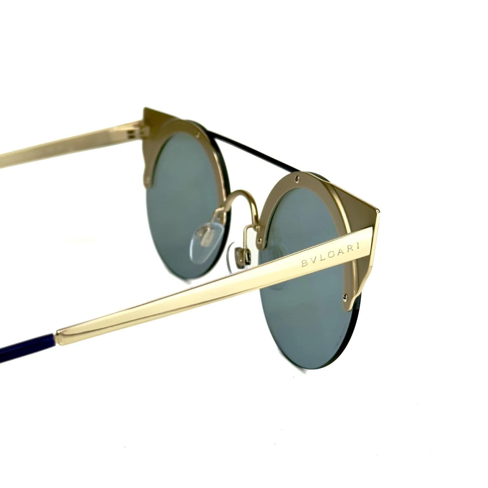Bvlgari BVLGARI BV6088 SERPENTEYES 6088 Mirrored Round Sunglasses Size ONE SIZE - 7 Thumbnail