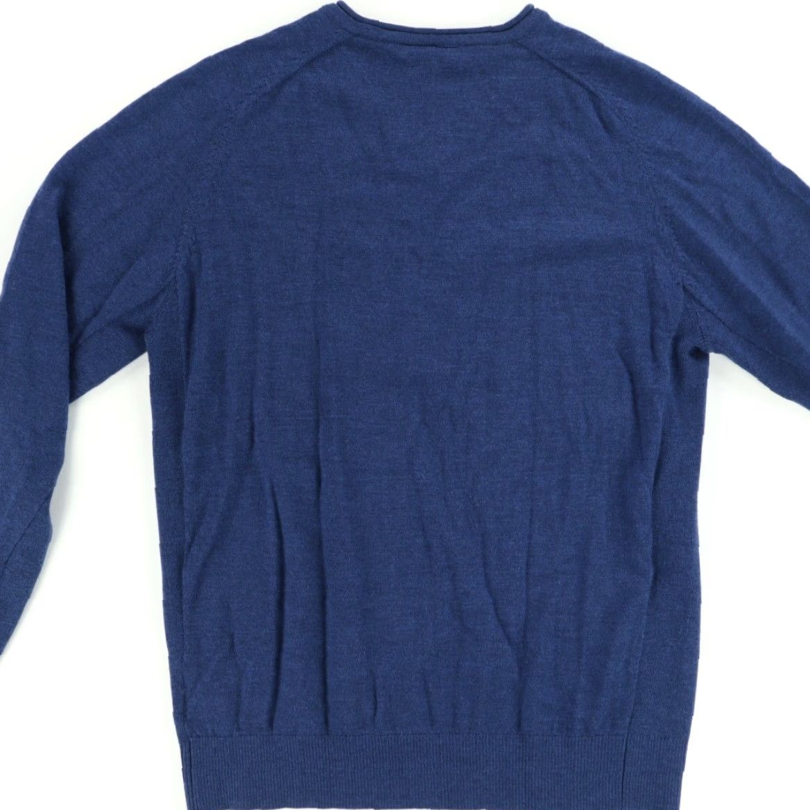 Rodd & Gunn Rodd & Gunn Extra Fine Merino Solid V-Neck Long Sleeve Sweatshirt Blue Men's XL Shirt Size US XL / EU 56 / 4 - 4 Thumbnail