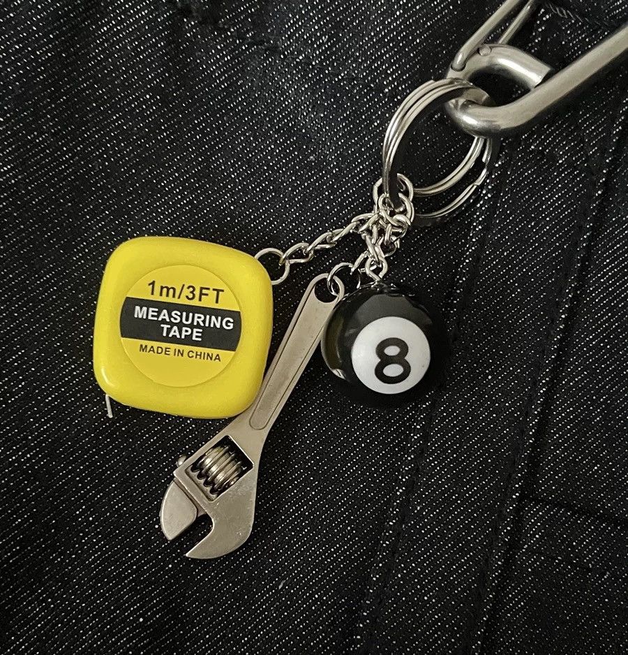 Japanese Brand × Vintage Retro punk carabiner mini hand tools snooker ball keychain Size ONE SIZE - 4 Thumbnail