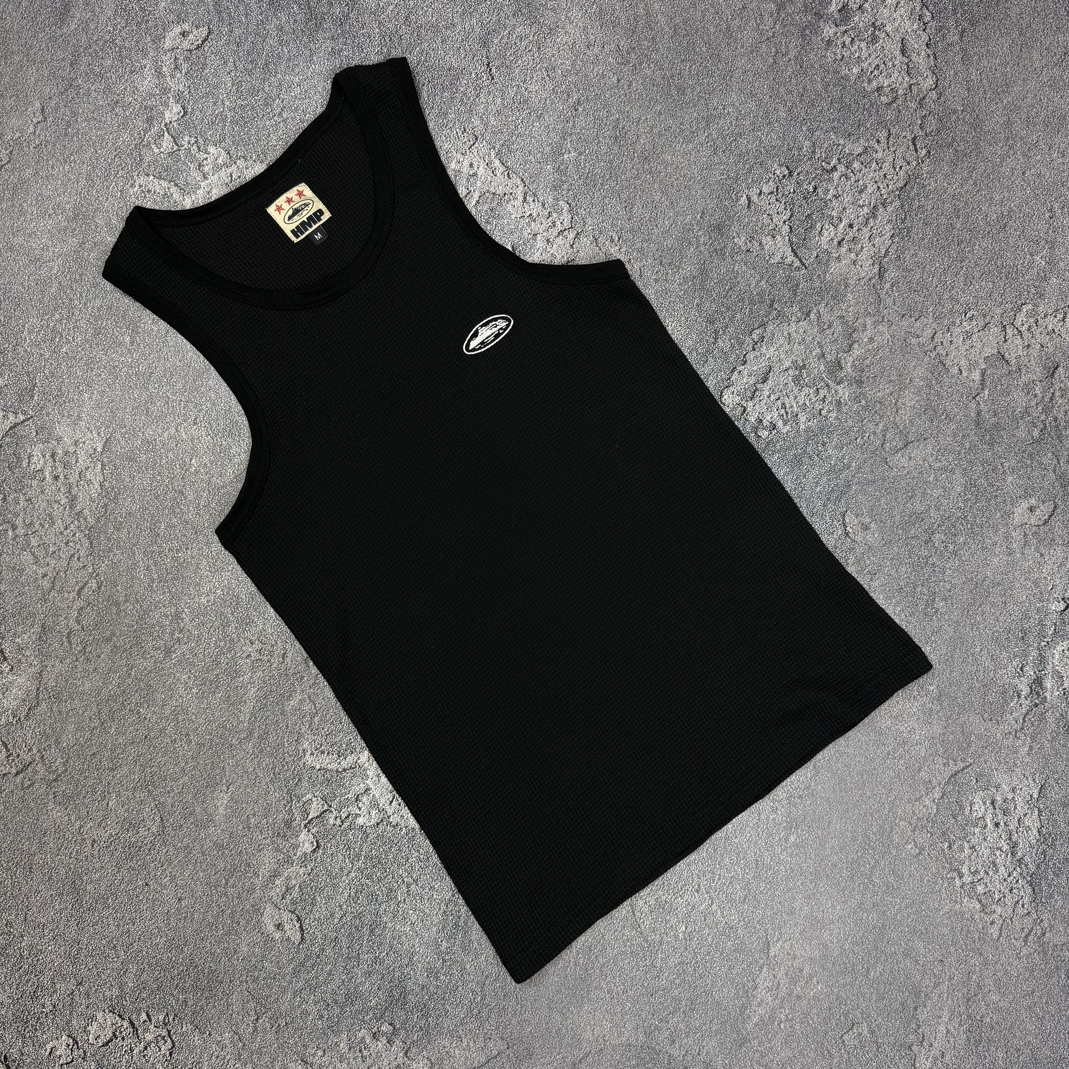 Corteiz HMP Essentials Tank Top Black