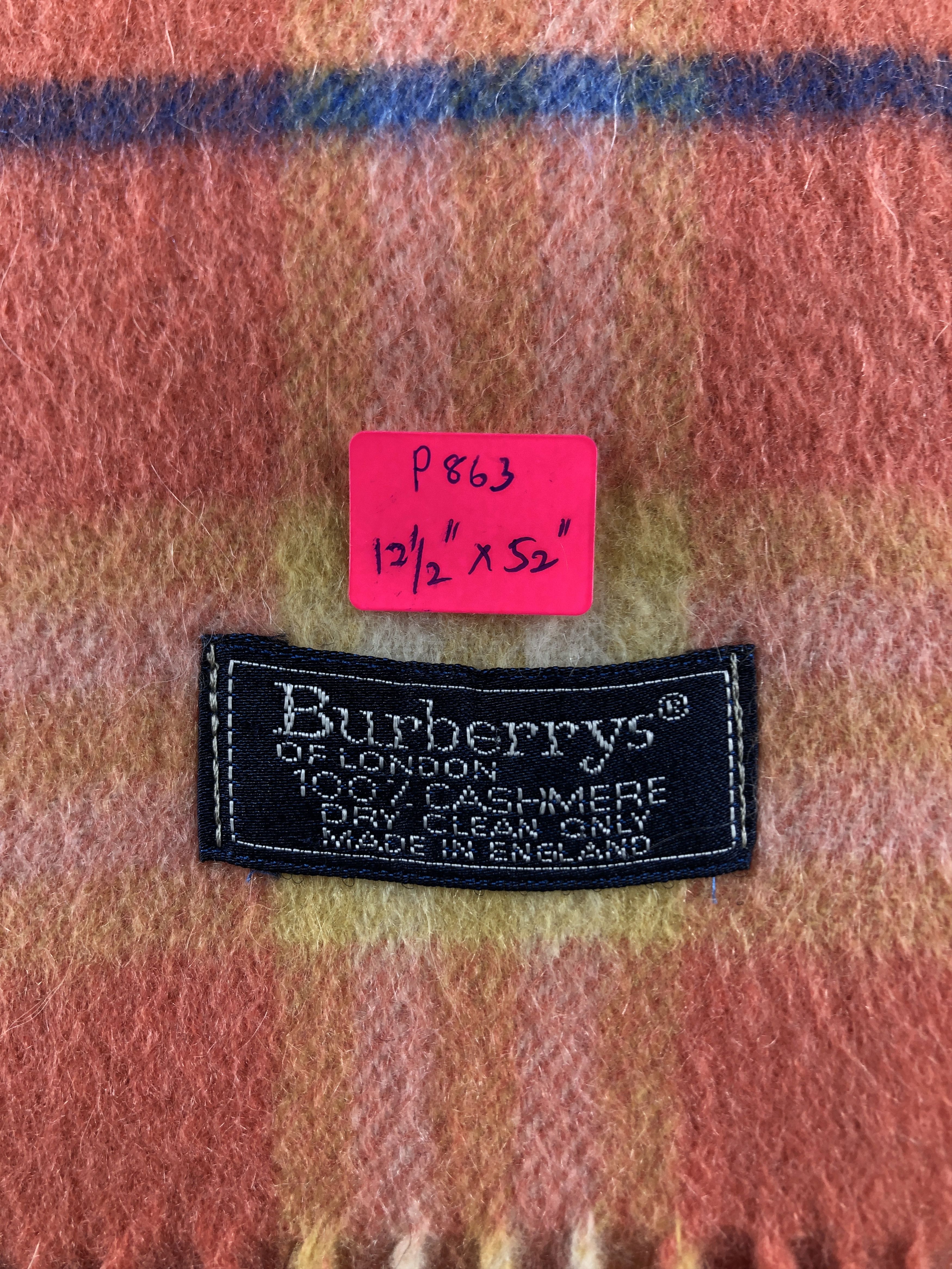 Burberry Burberry Cashmere Scarf / Muffler / Neckwear P863 Size ONE SIZE - 4 Thumbnail