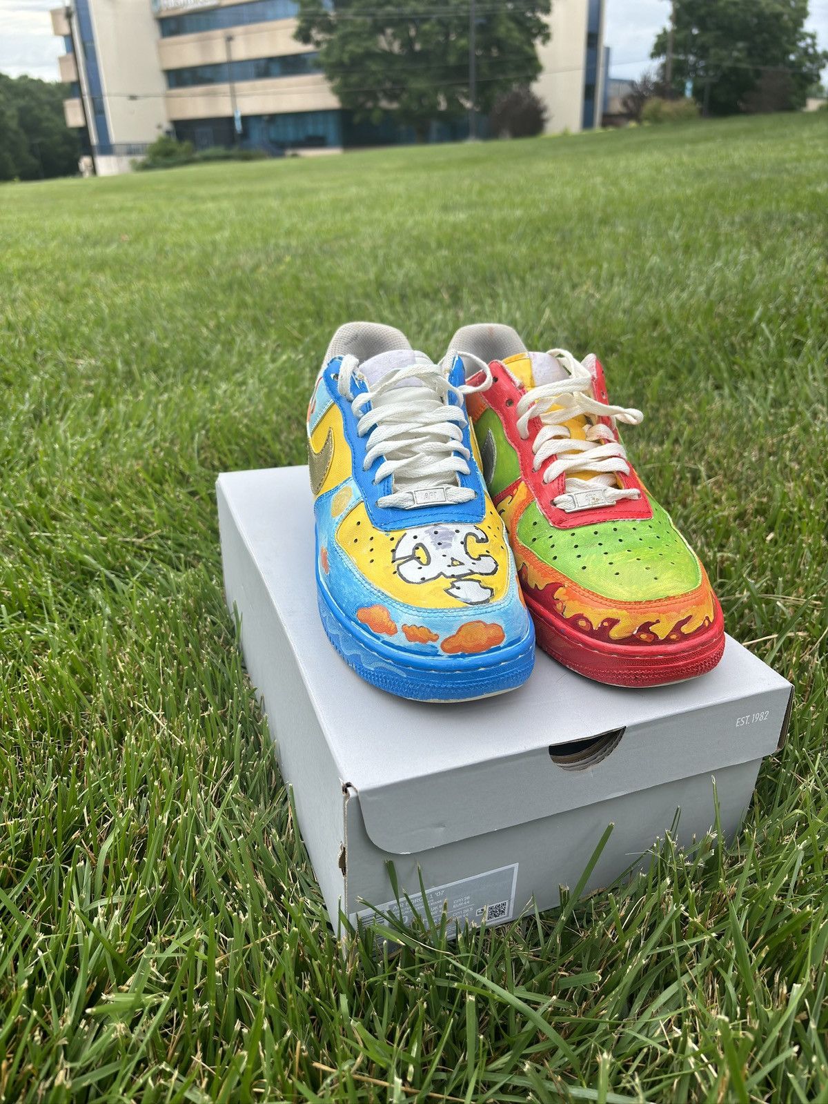 Nike Custom Painted Nike AF1 Size US 10 / EU 43 - 10 Thumbnail
