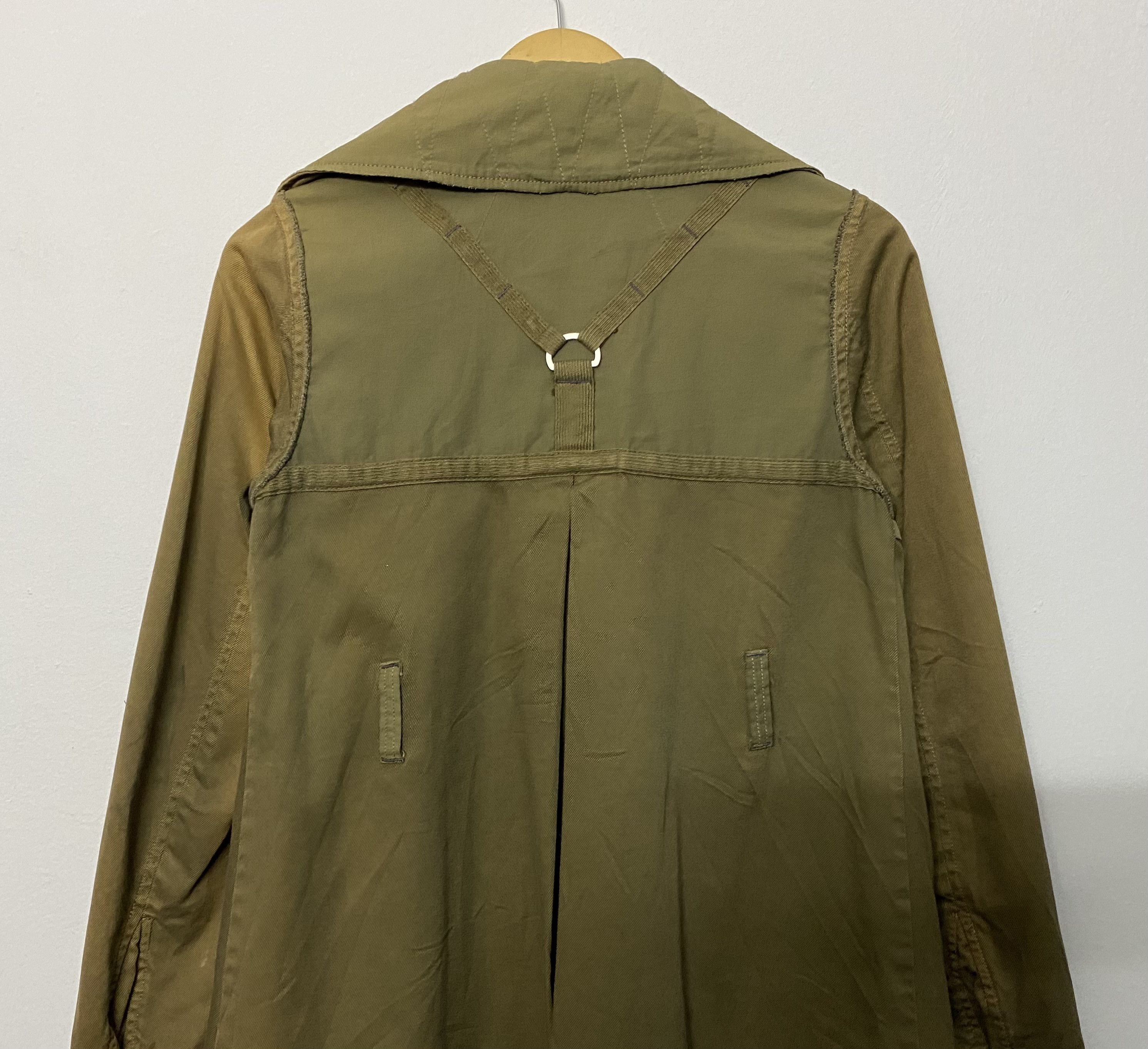 Diesel Diesel Clouds Khaki Double Breasted Utility Trench Coat Size US XS / EU 42 / 0 - 10 Thumbnail