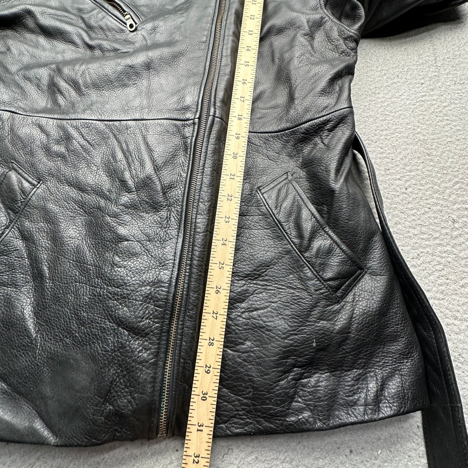Tannery West Tannery West Belted Motorcycle Leather Coat Womens Medium Size M / US 6-8 / IT 42-44 - 6 Thumbnail
