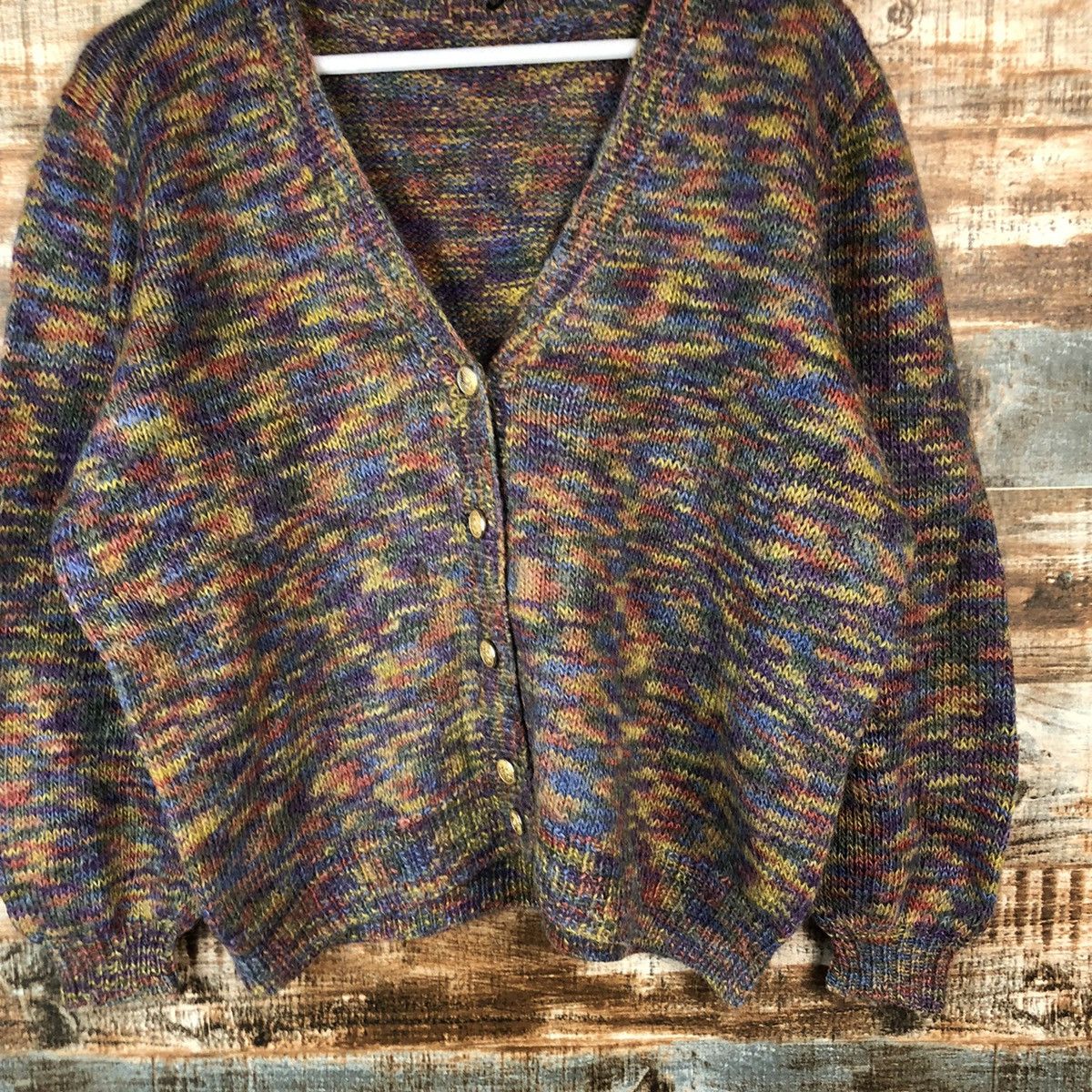 Japanese Brand Japan vintage Brown Cardigan Knitwear #A2048 Size M / US 6-8 / IT 42-44 - 6 Thumbnail