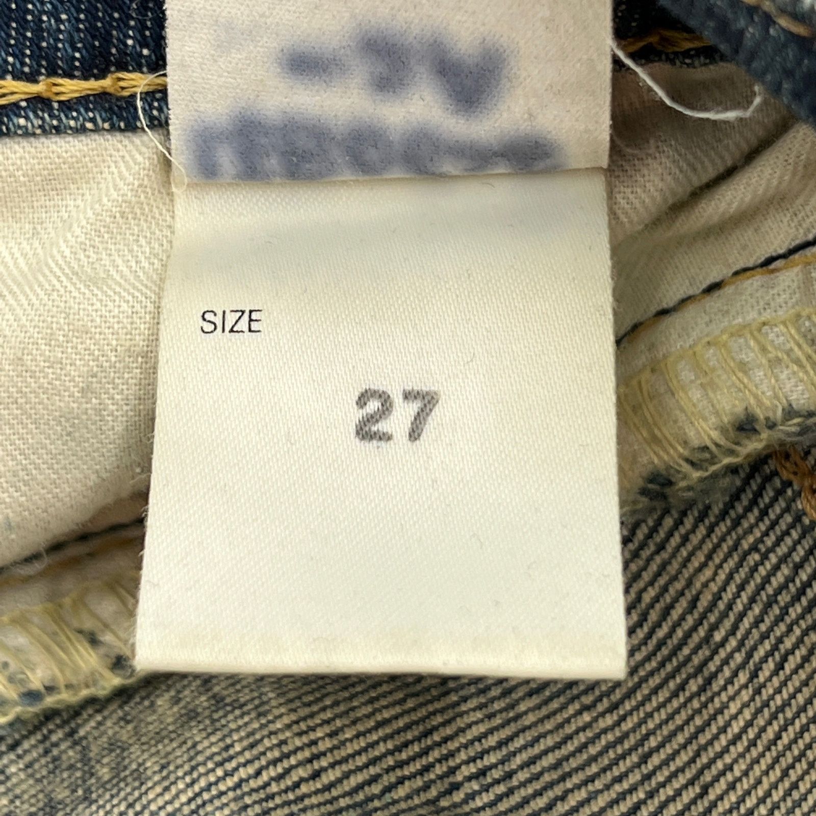 Edwin Edwin Jeans Straight Mid Rise Blue Denim Size 27" / US 4 / IT 40 - 4 Thumbnail