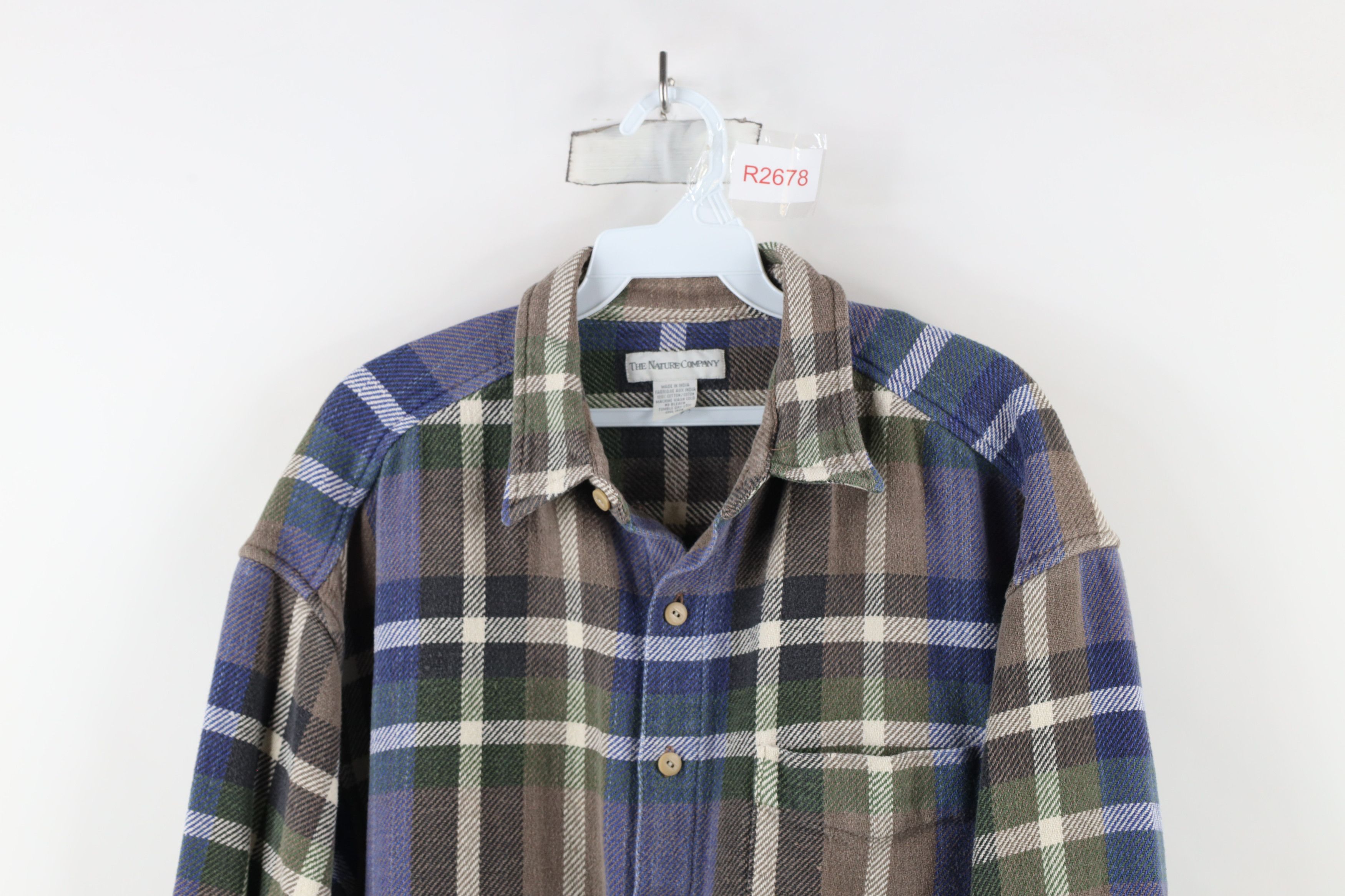 Vintage Vintage 90s Streetwear Heavyweight Collared Button Shirt Size US XL / EU 56 / 4 - 2 Thumbnail