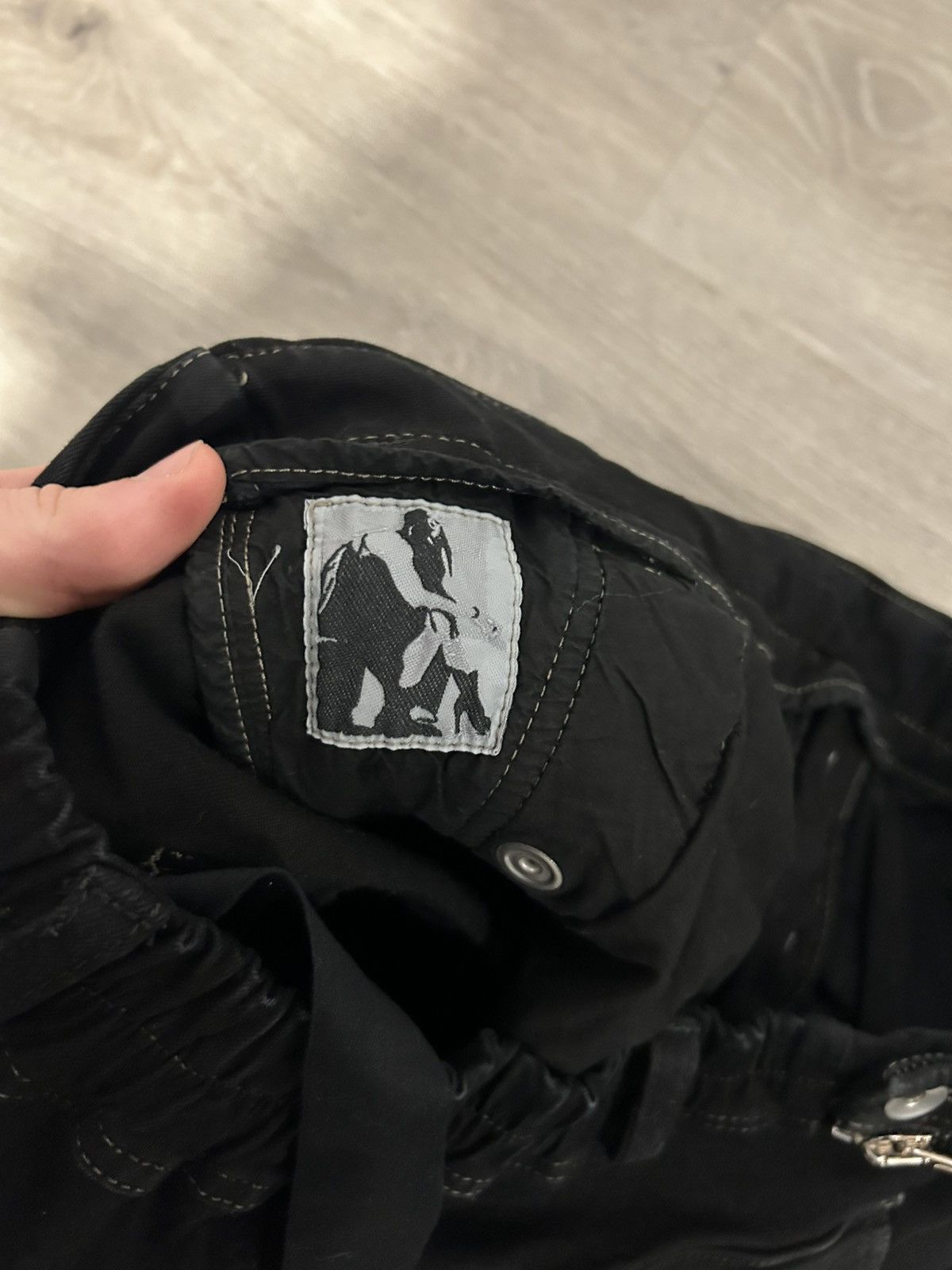Rick Owens Drkshdw Black Rick Owens Aircuts Size US 32 / EU 48 - 4 Thumbnail