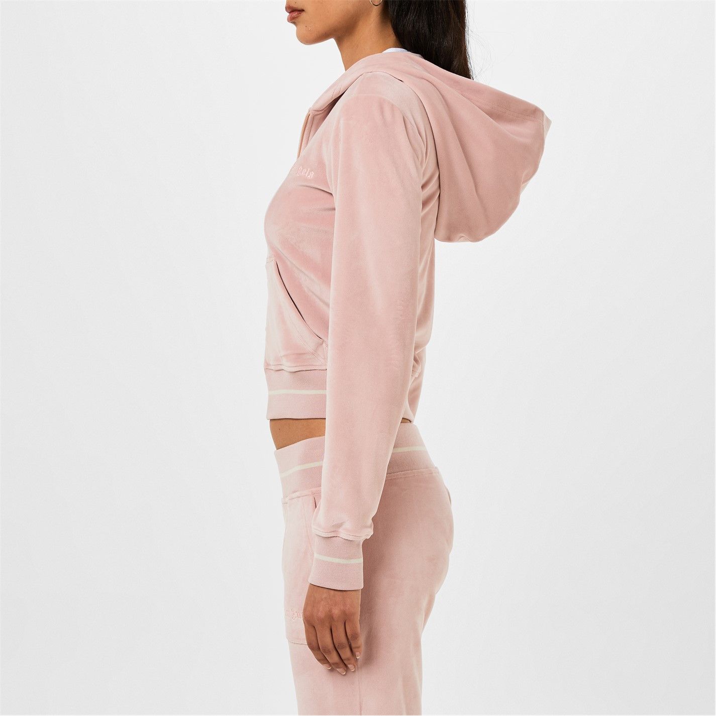 Palm Angels o1g2r1mq0325 ChenilleTrack Jacket in Pink Size L / US 10 / IT 46 - 4 Thumbnail