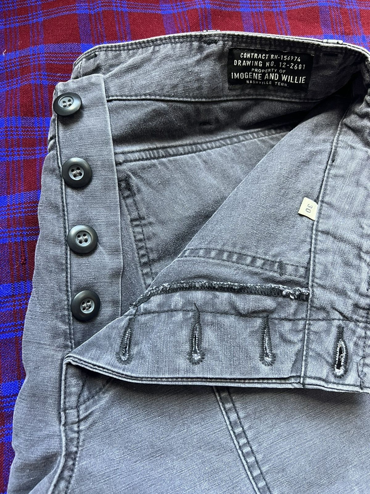 Imogene + Willie Camp Short in Faded Black Size US 30 / EU 46 - 3 Thumbnail