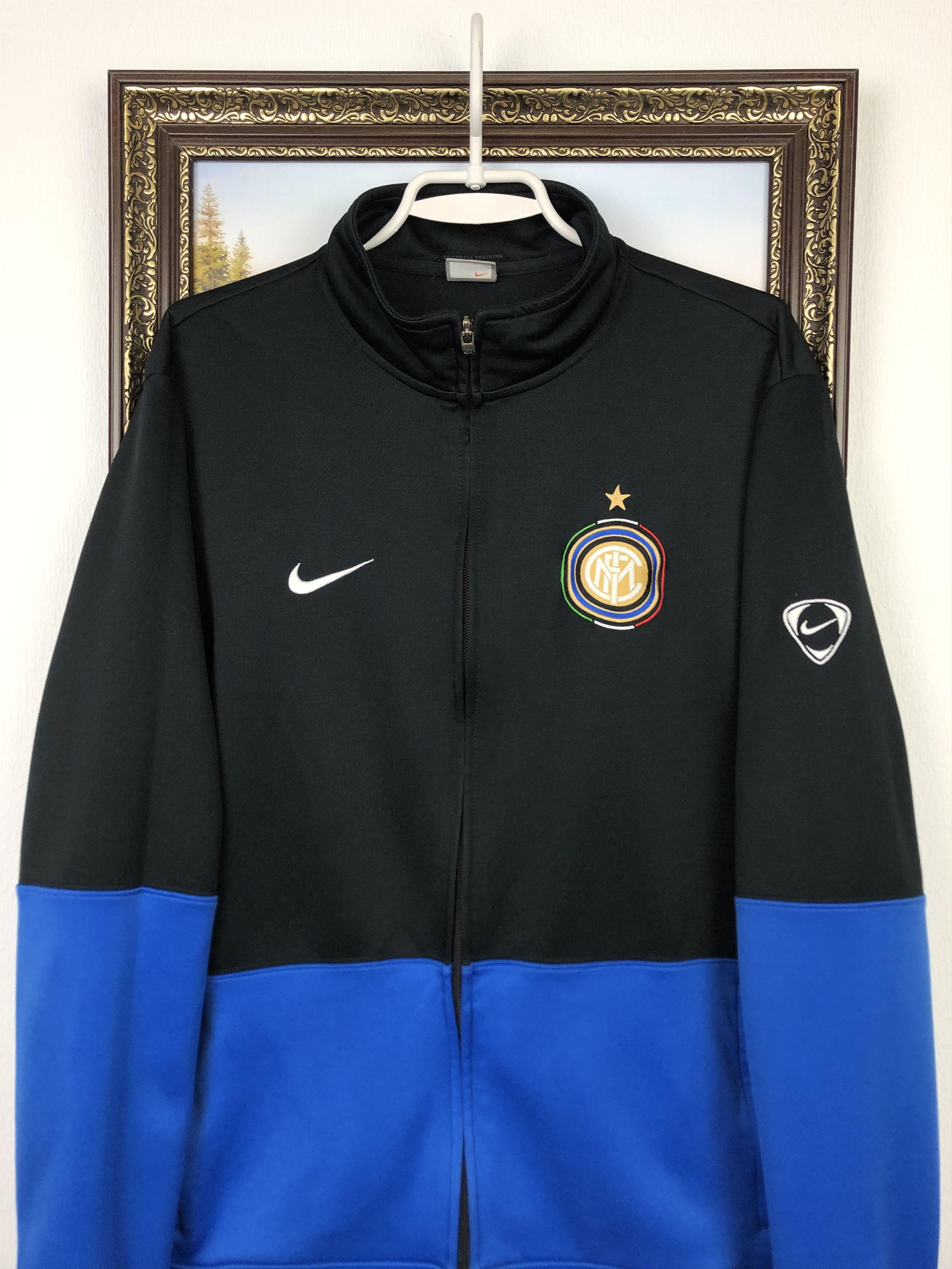 Nike Vintage Inter Milan Soccer Winter factory Jacket