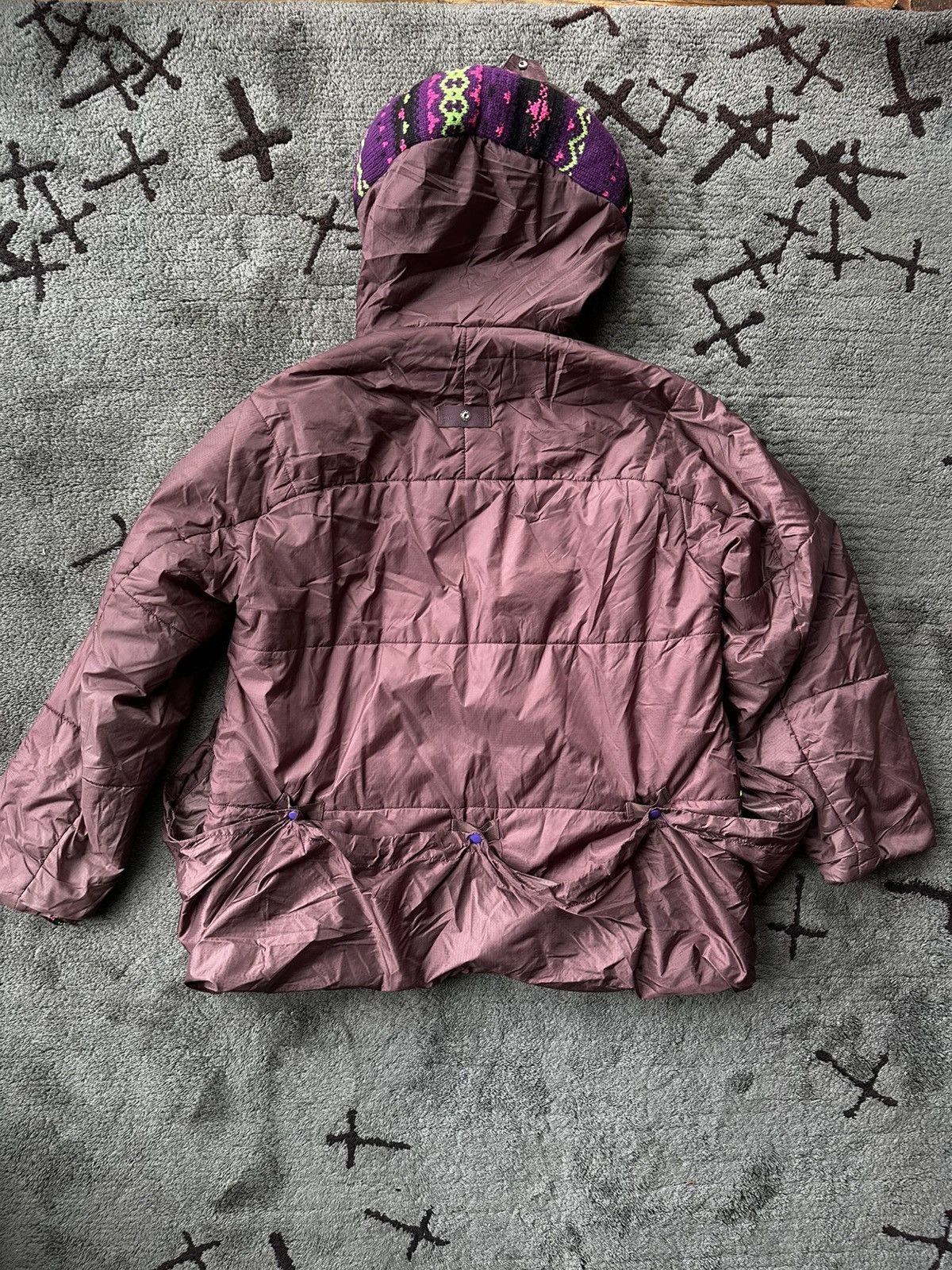Final Home Final Home Purple Knit Puffer Jacke Size US M / EU 48-50 / 2 - 7 Thumbnail