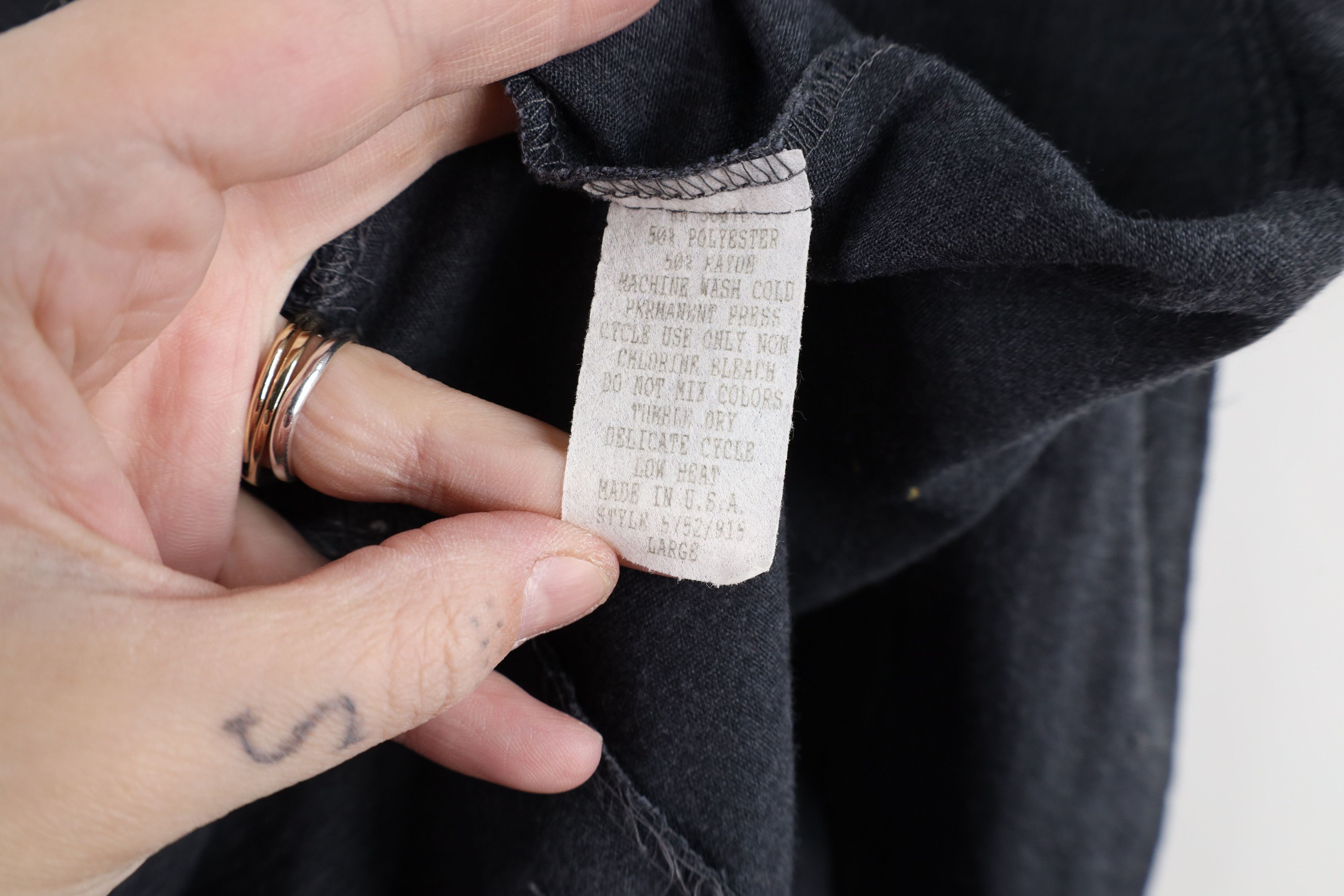 Vintage Vintage 90s Streetwear Buckle Back Vest Jacket Gray USA Size L / US 10 / IT 46 - 8 Thumbnail
