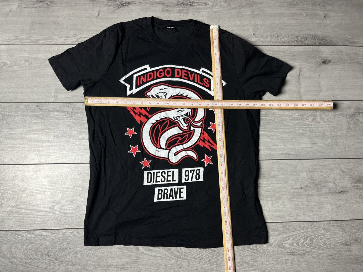 Diesel Diesel Indigo Devils Brave Snake Tshirt size XL Size US XL / EU 56 / 4 - 6 Thumbnail