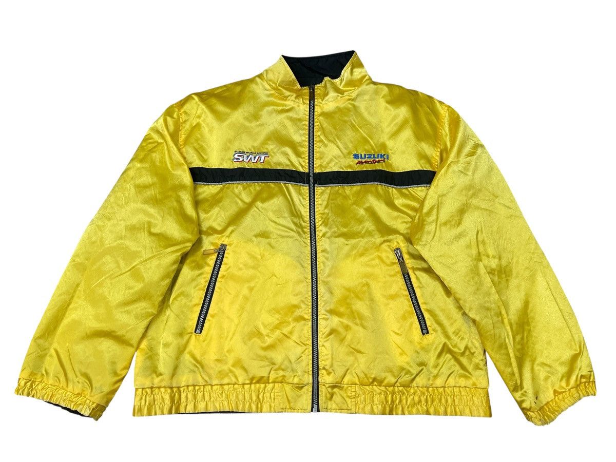 Japanese Brand Vintage Suzuki Motor Sport Light Jacket Riversible Size US XXL / EU 58 / 5 - 3 Thumbnail